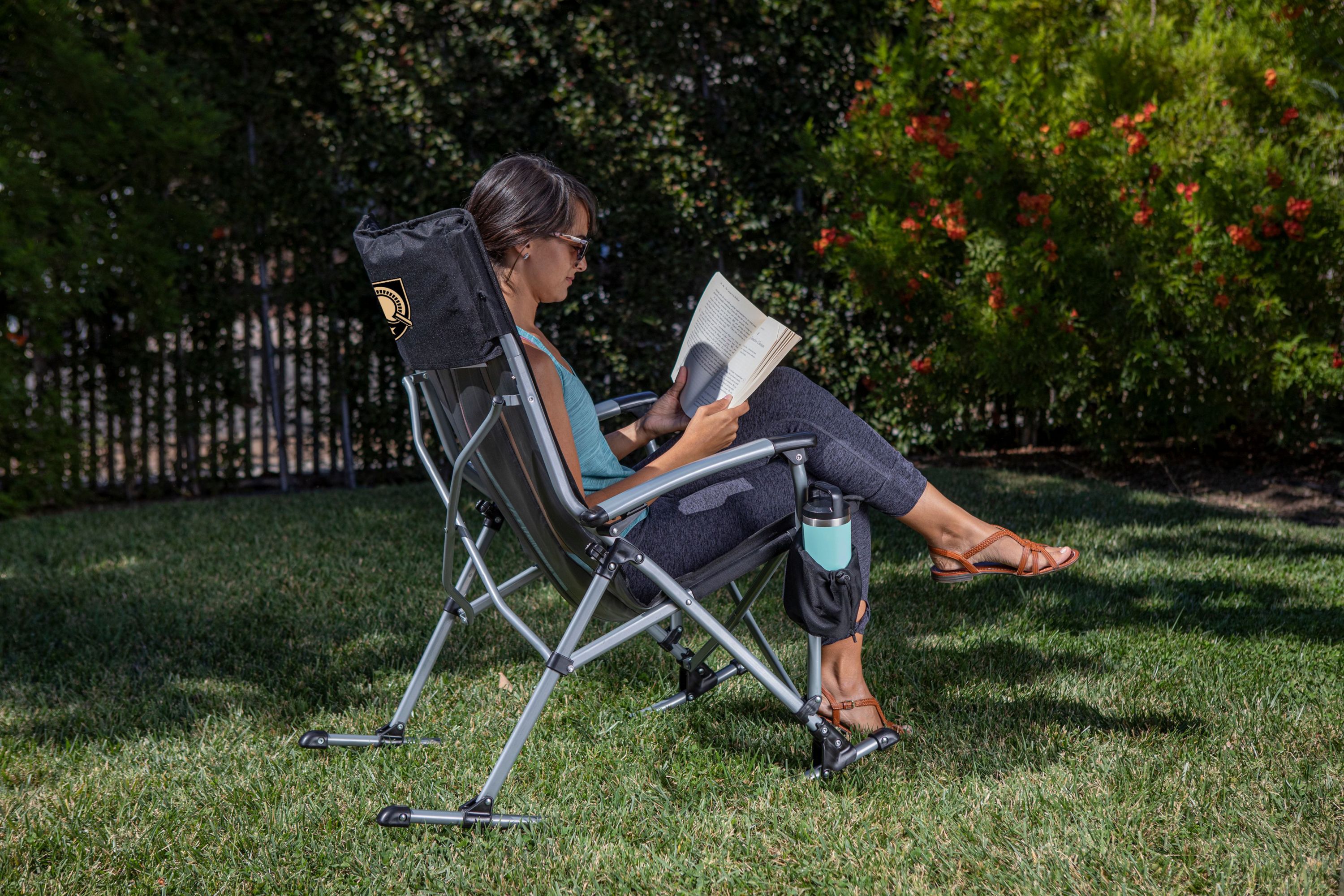 NCAA Army Black Knights Outdoor Rocking Camp Chair