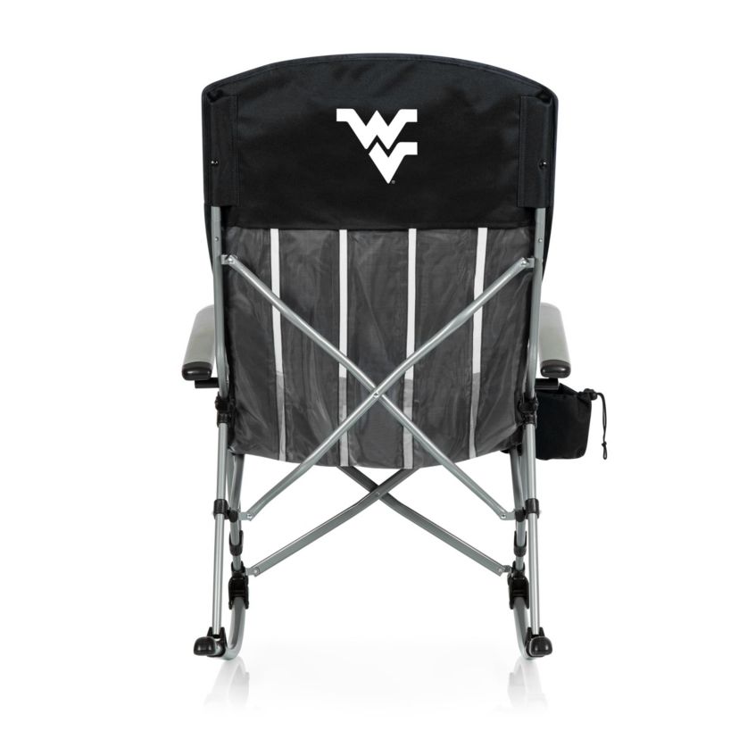 NCAA West Virginia Mountaineers Outdoor Rocking Camp Chair