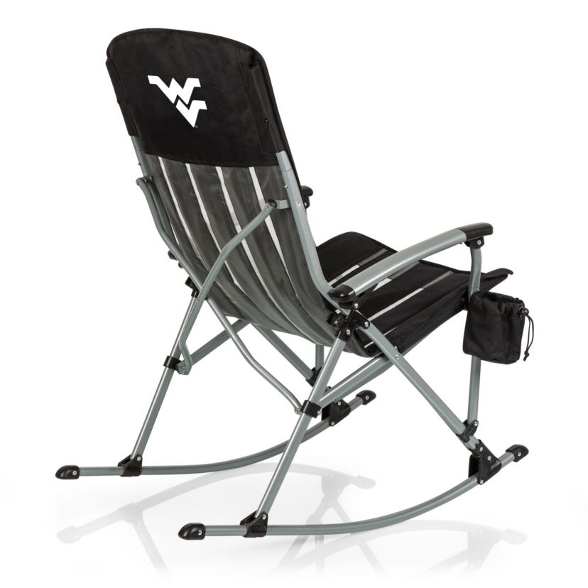 NCAA West Virginia Mountaineers Outdoor Rocking Camp Chair