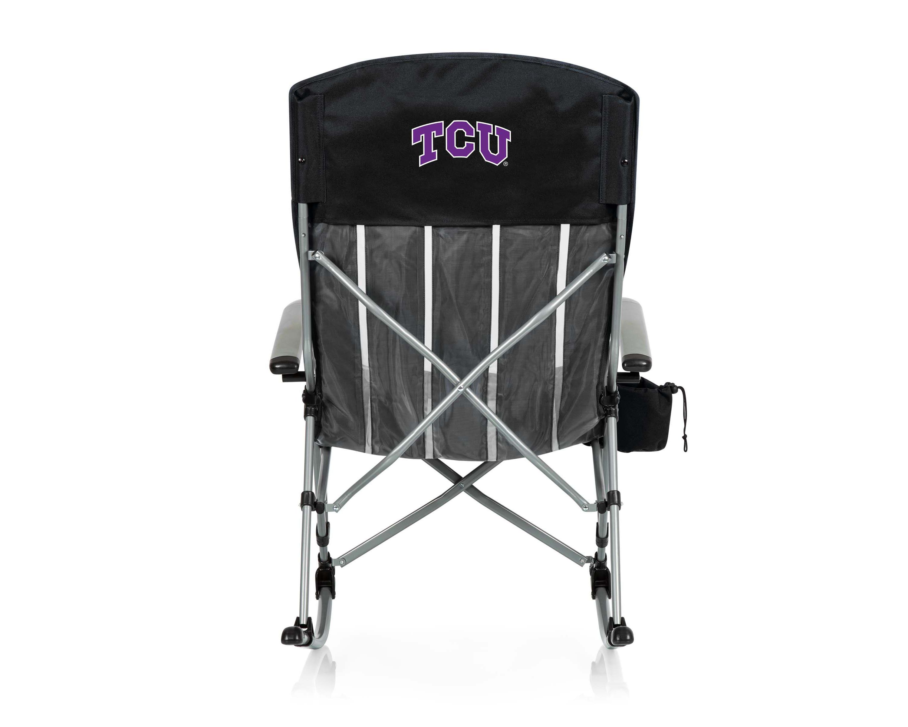 NCAA TCU Horned Frogs Outdoor Rocking Camp Chair