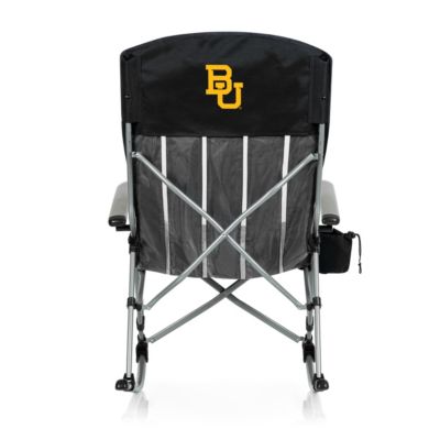 Picnic Time NCAA Baylor Bears Outdoor Rocking Camp Chair
