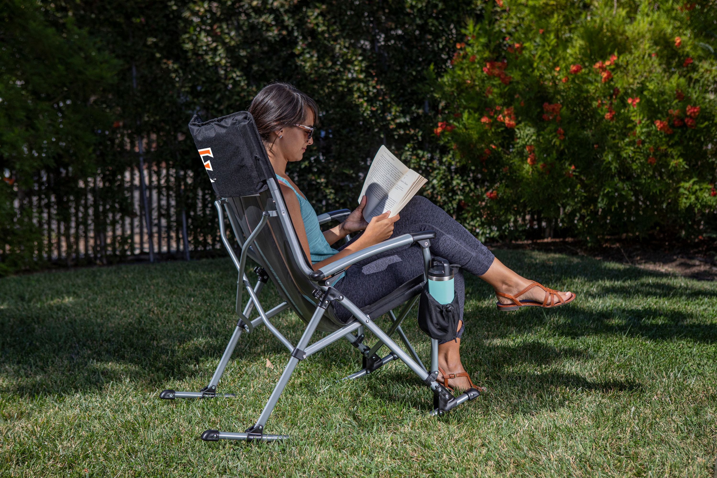 NCAA Cal State Fullerton Titans Outdoor Rocking Camp Chair