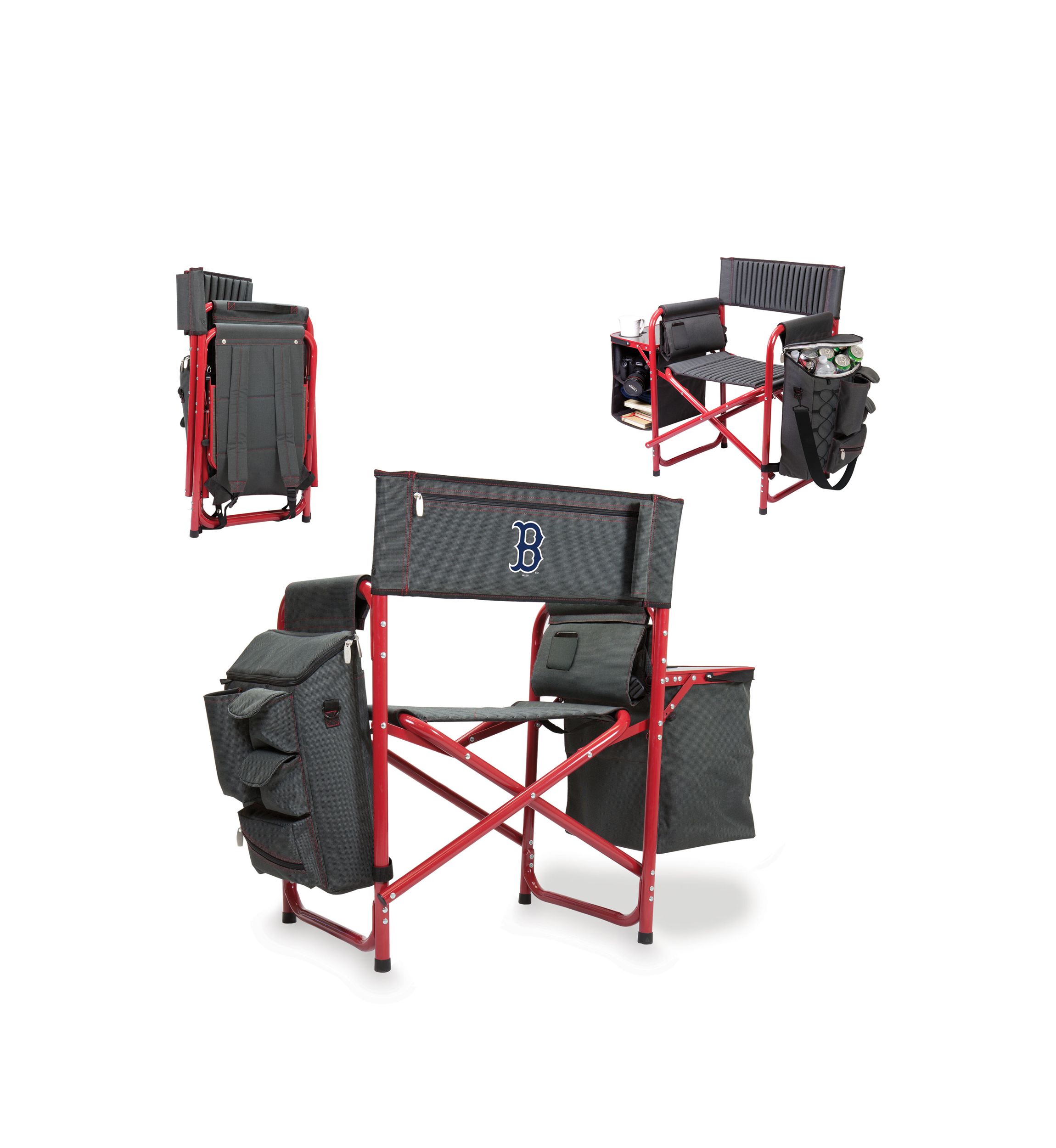 MLB Boston Red Sox Fusion Backpack Chair with Cooler