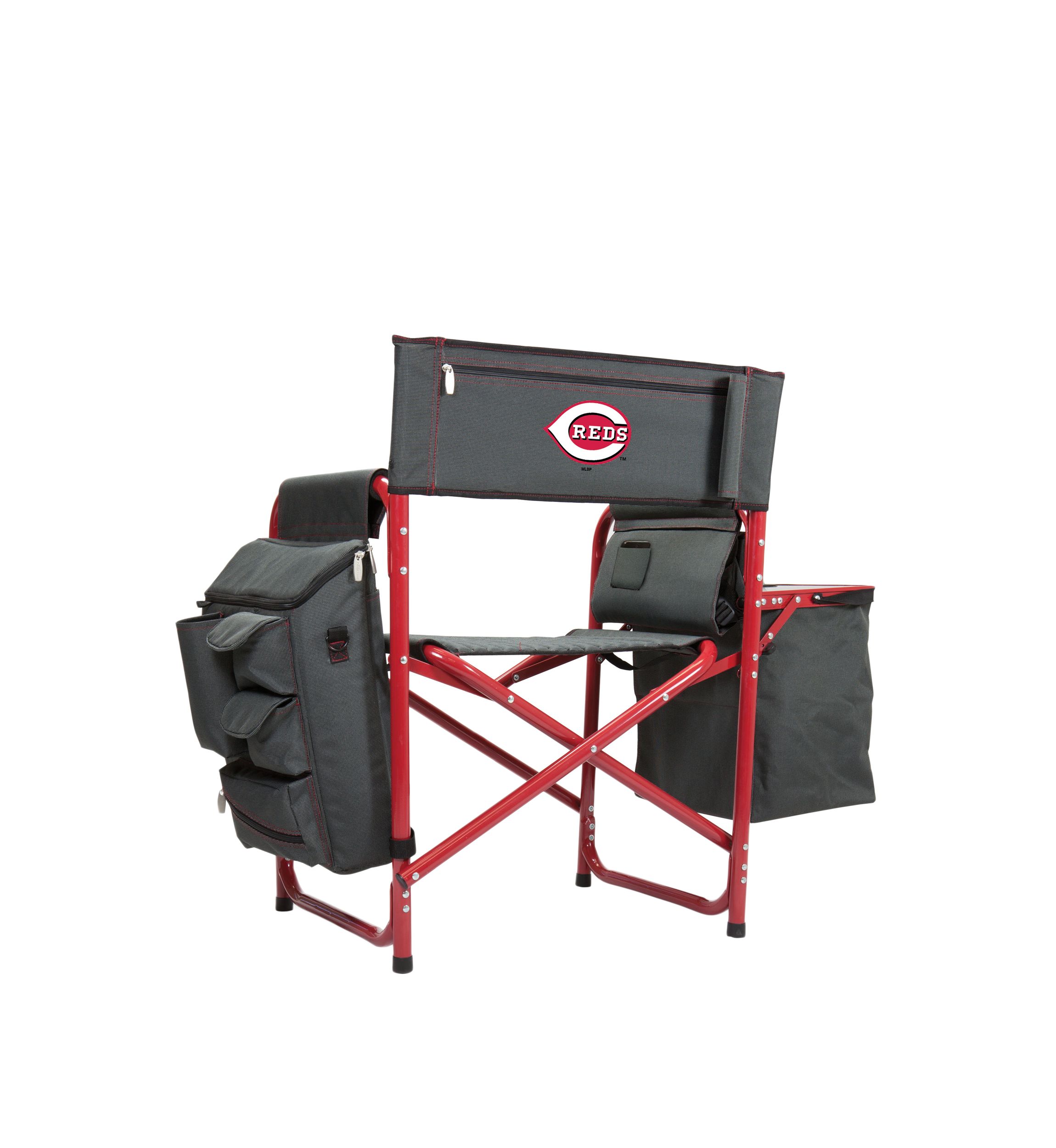 MLB Cincinnati Reds Fusion Backpack Chair with Cooler