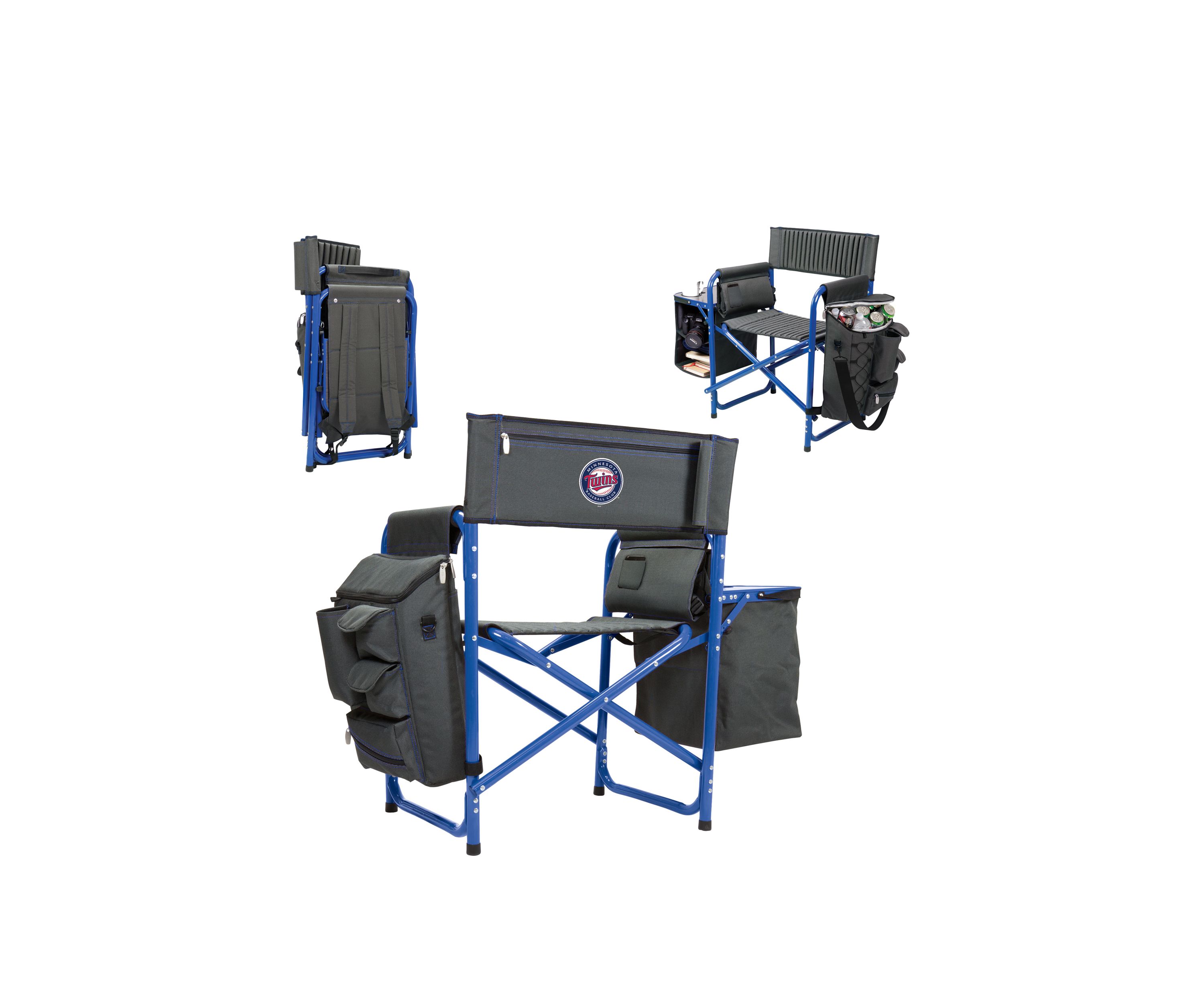 MLB Minnesota Twins Fusion Backpack Chair with Cooler