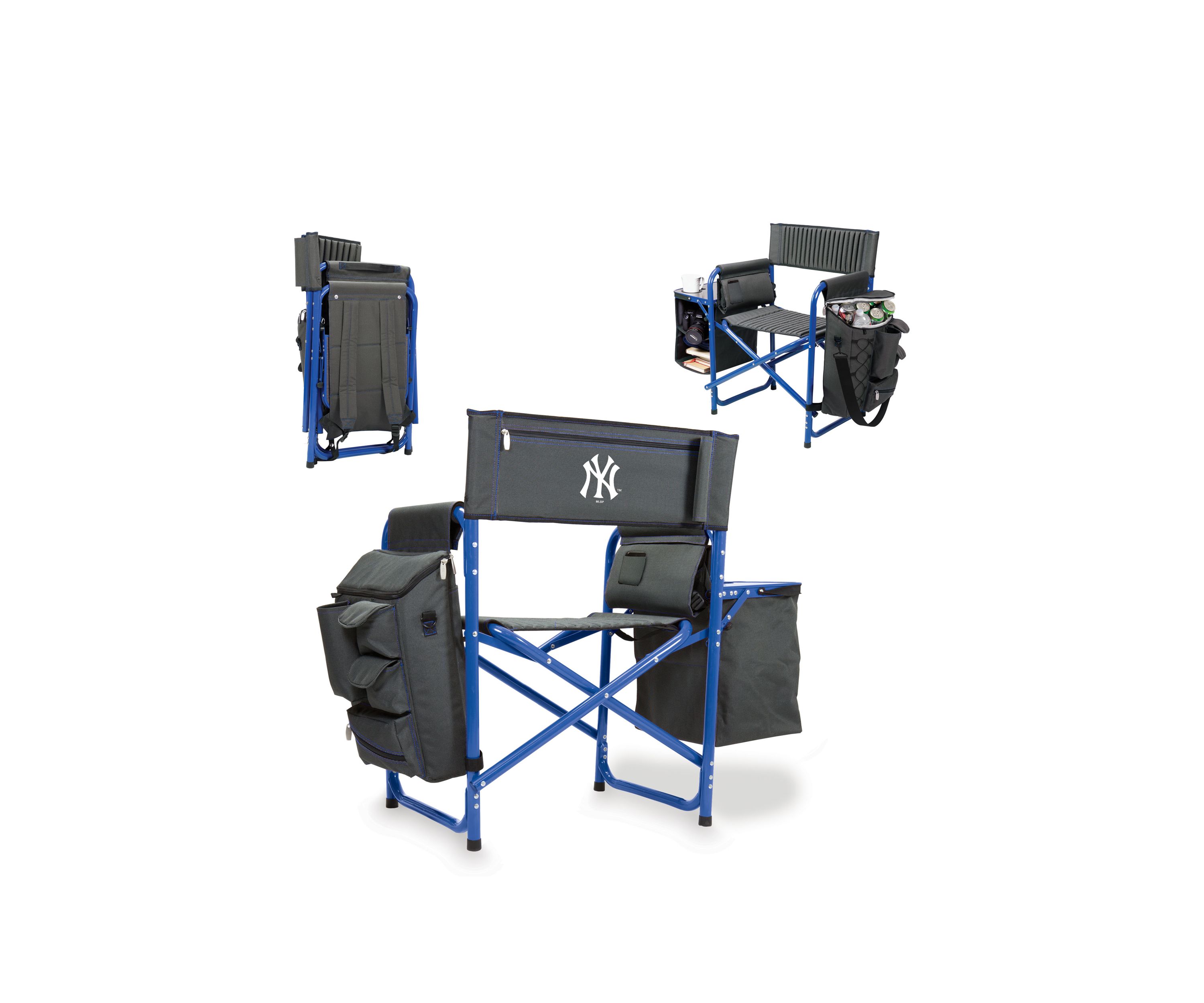 MLB New York Yankees Fusion Backpack Chair with Cooler