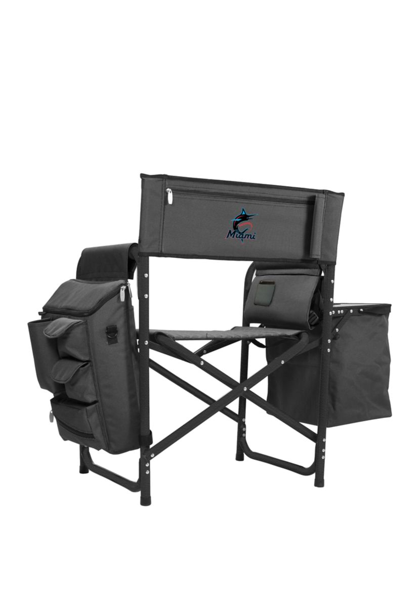 MLB Miami Marlins Fusion Backpack Chair with Cooler