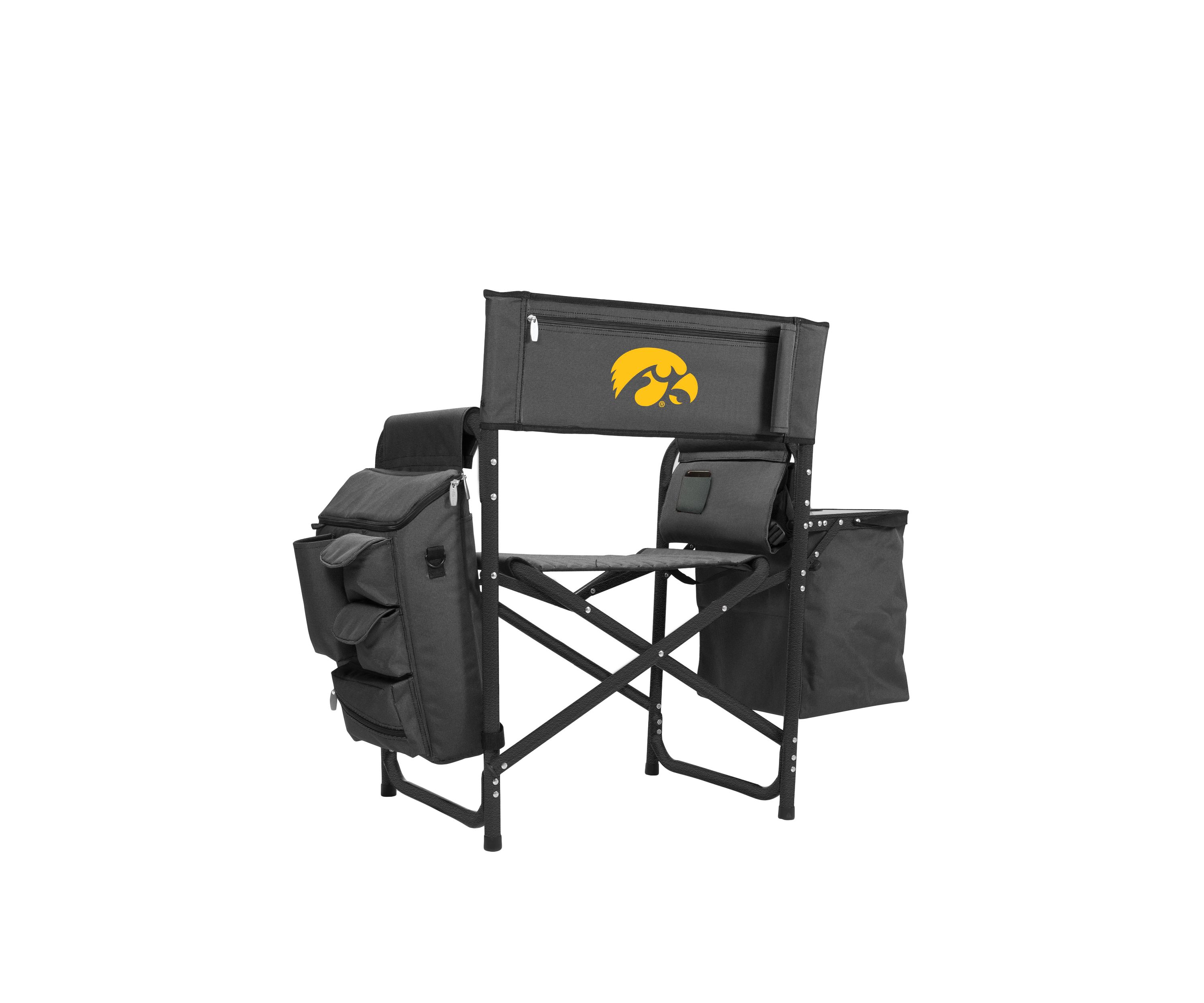 NCAA Iowa Hawkeyes Fusion Backpack Chair with Cooler