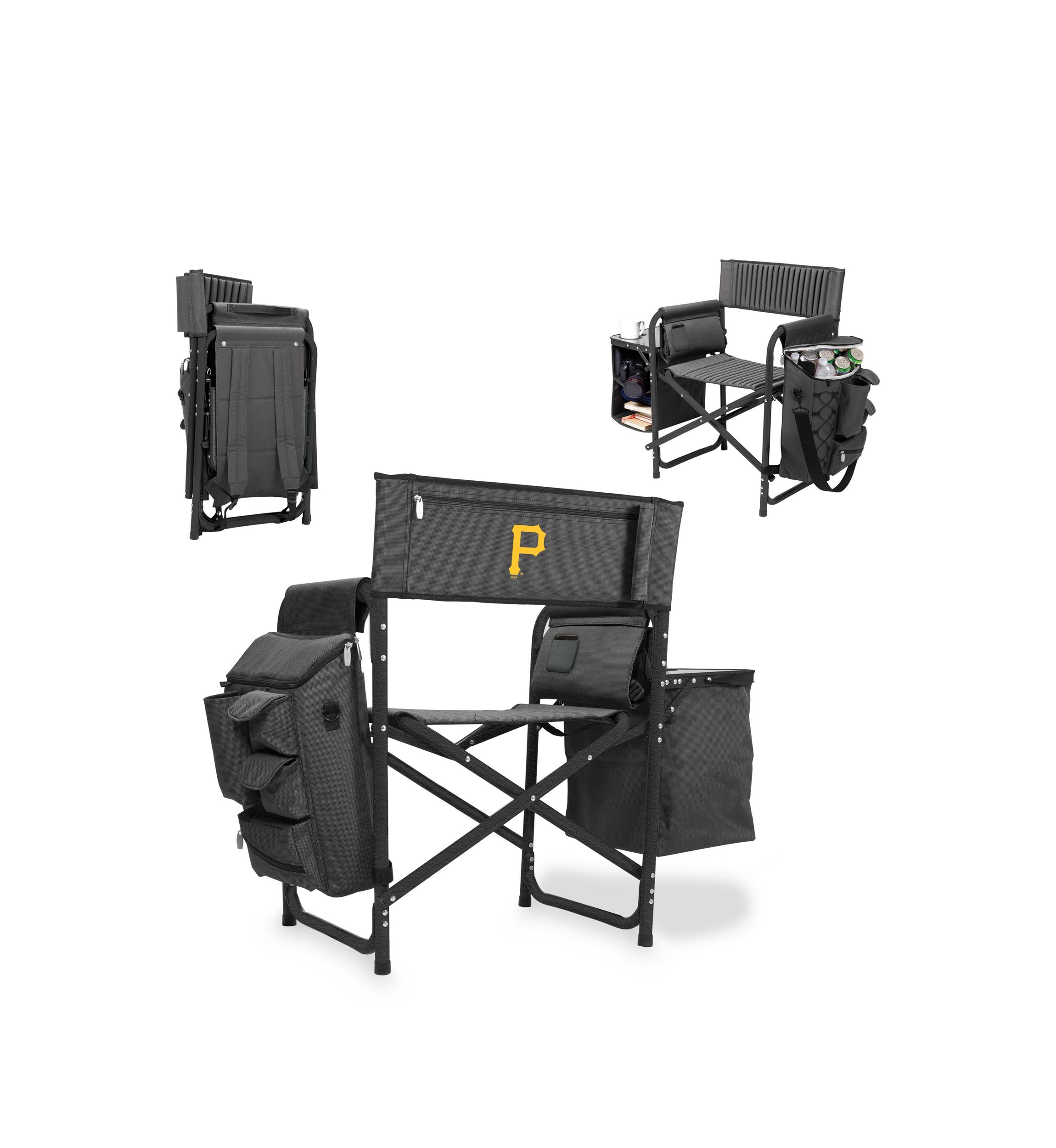 MLB Pittsburgh Pirates Fusion Backpack Chair with Cooler