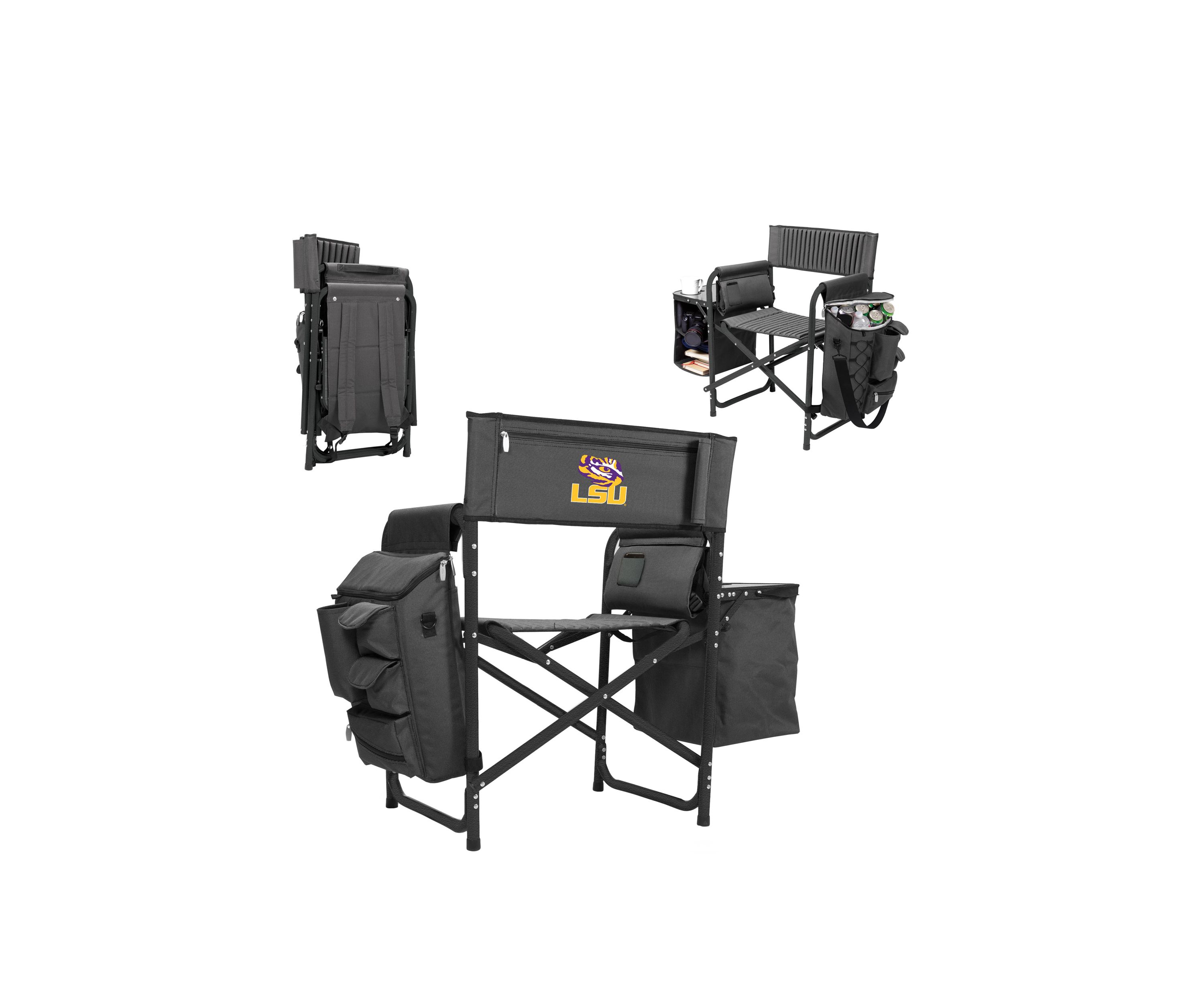 NCAA LSU Tigers Fusion Backpack Chair with Cooler