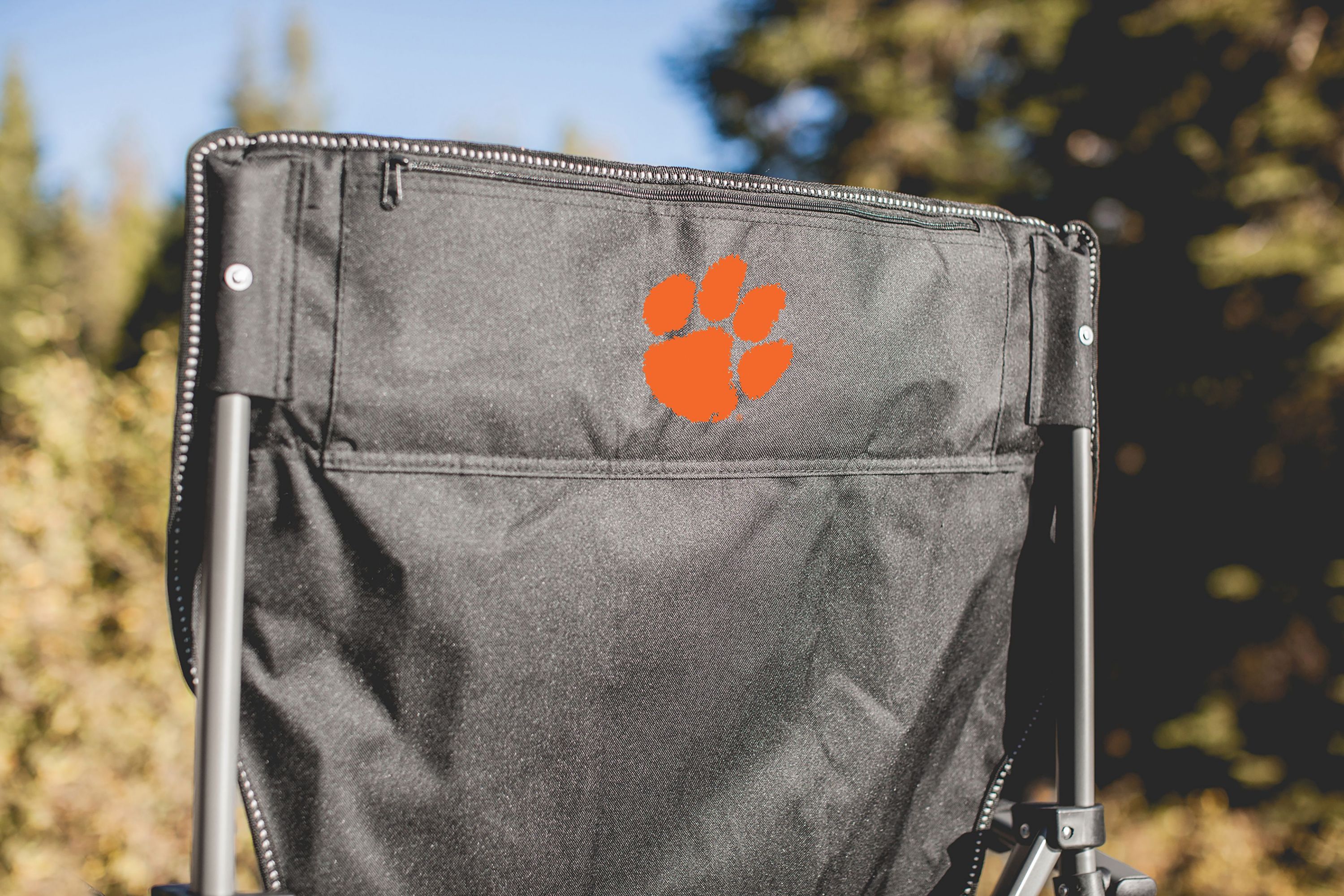 NCAA Clemson Tigers Big Bear XL Camp Chair with Cooler