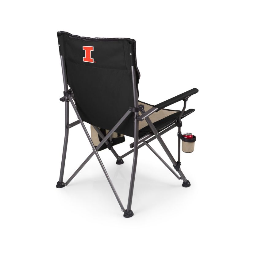 NCAA Illinois Fighting Illini Big Bear XL Camp Chair with Cooler