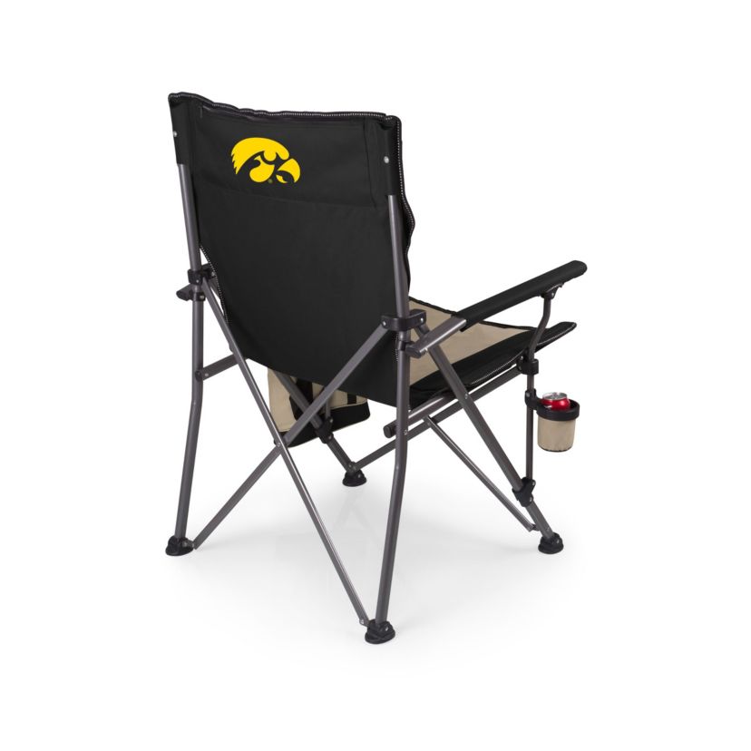 NCAA Iowa Hawkeyes Big Bear XL Camp Chair with Cooler