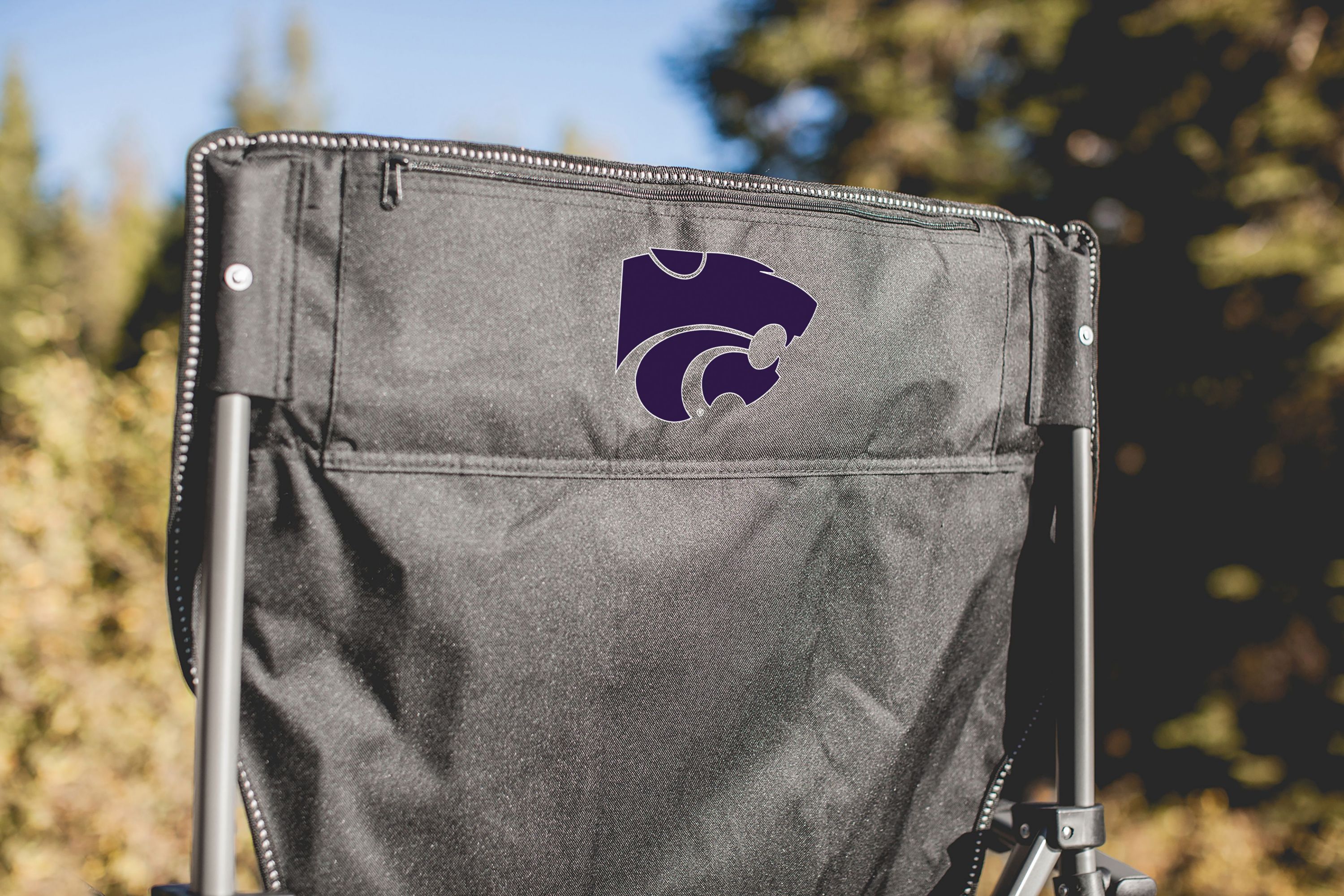 NCAA Kansas State Wildcats Big Bear XL Camp Chair with Cooler