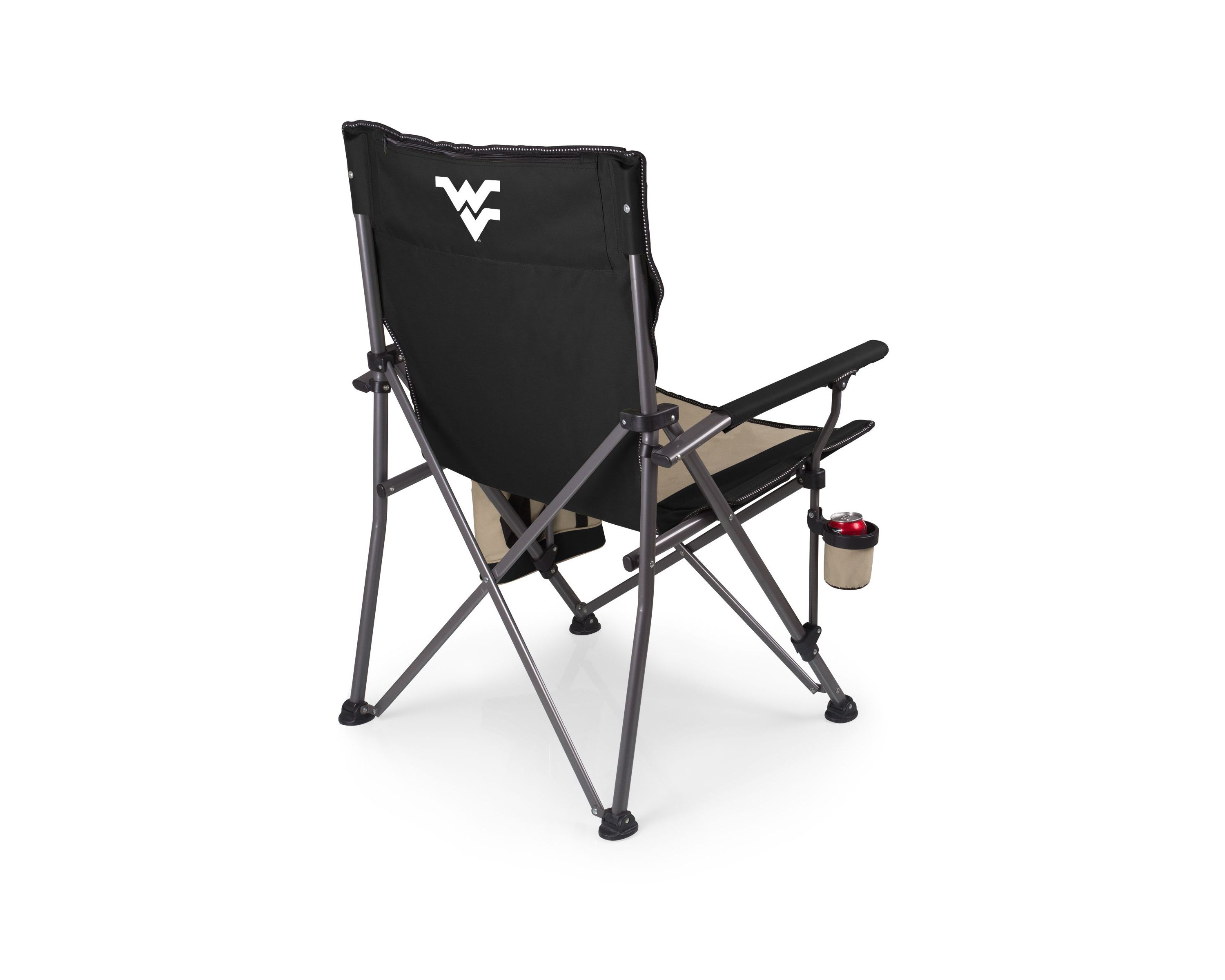 NCAA West Virginia Mountaineers Big Bear XL Camp Chair with Cooler