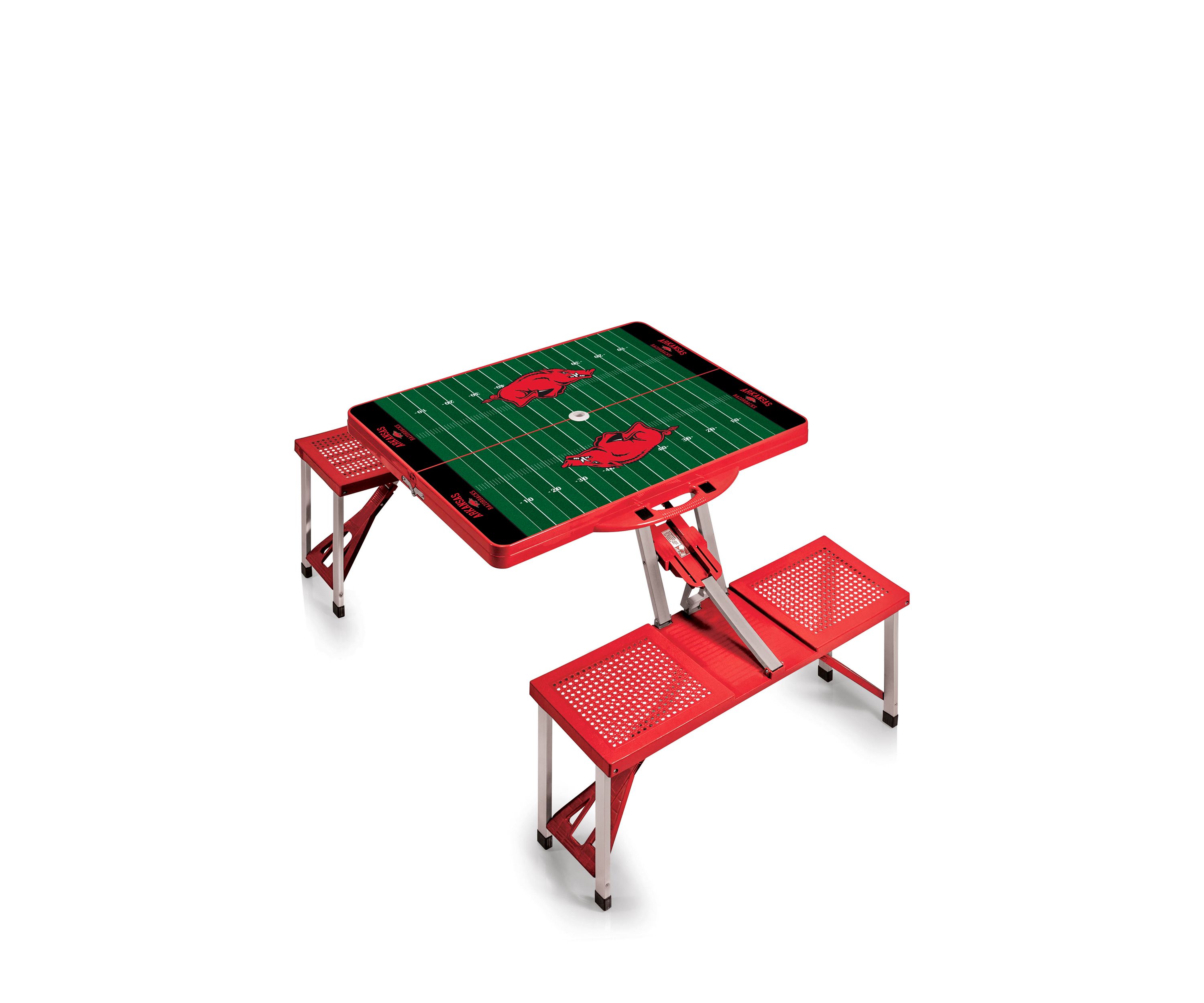 Arkansas Razorbacks Portable Picnic Table