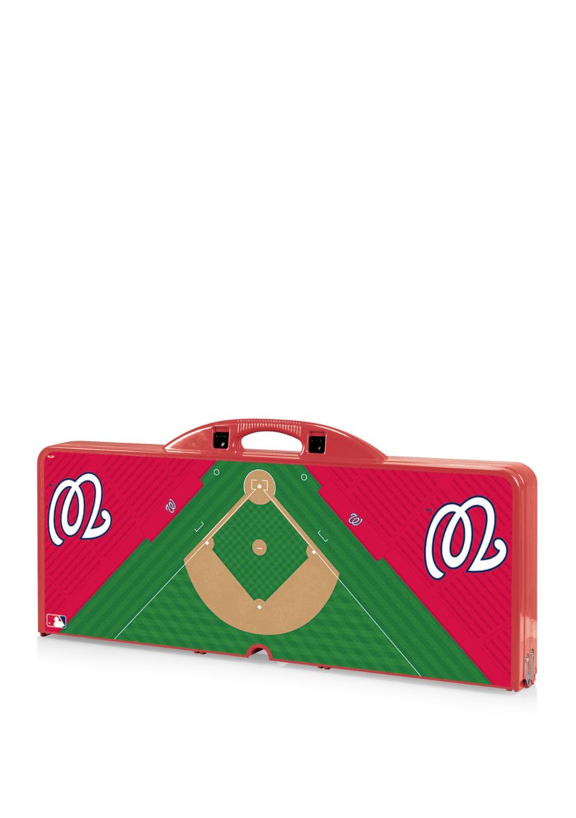 MLB Washington Nationals Picnic Table Portable Folding Table with Seats