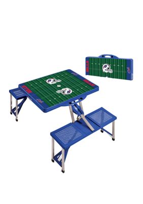 Oniva NFL Buffalo Bills Picnic Table Portable Folding Table with Seats