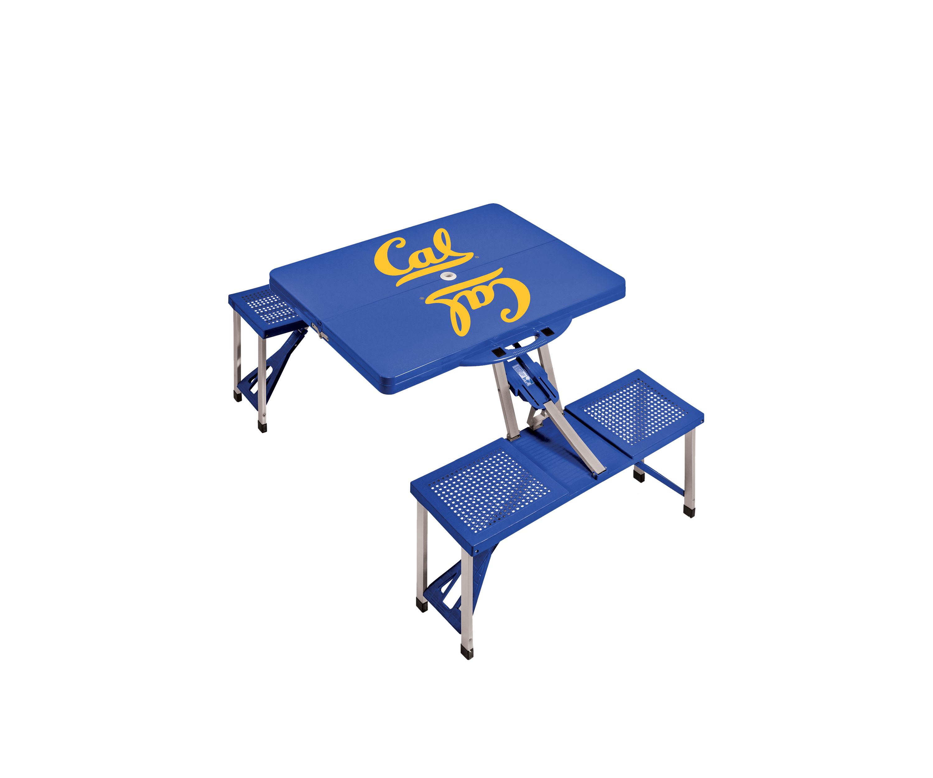 NCAA Cal Bears Picnic Table Portable Folding Table with Seats