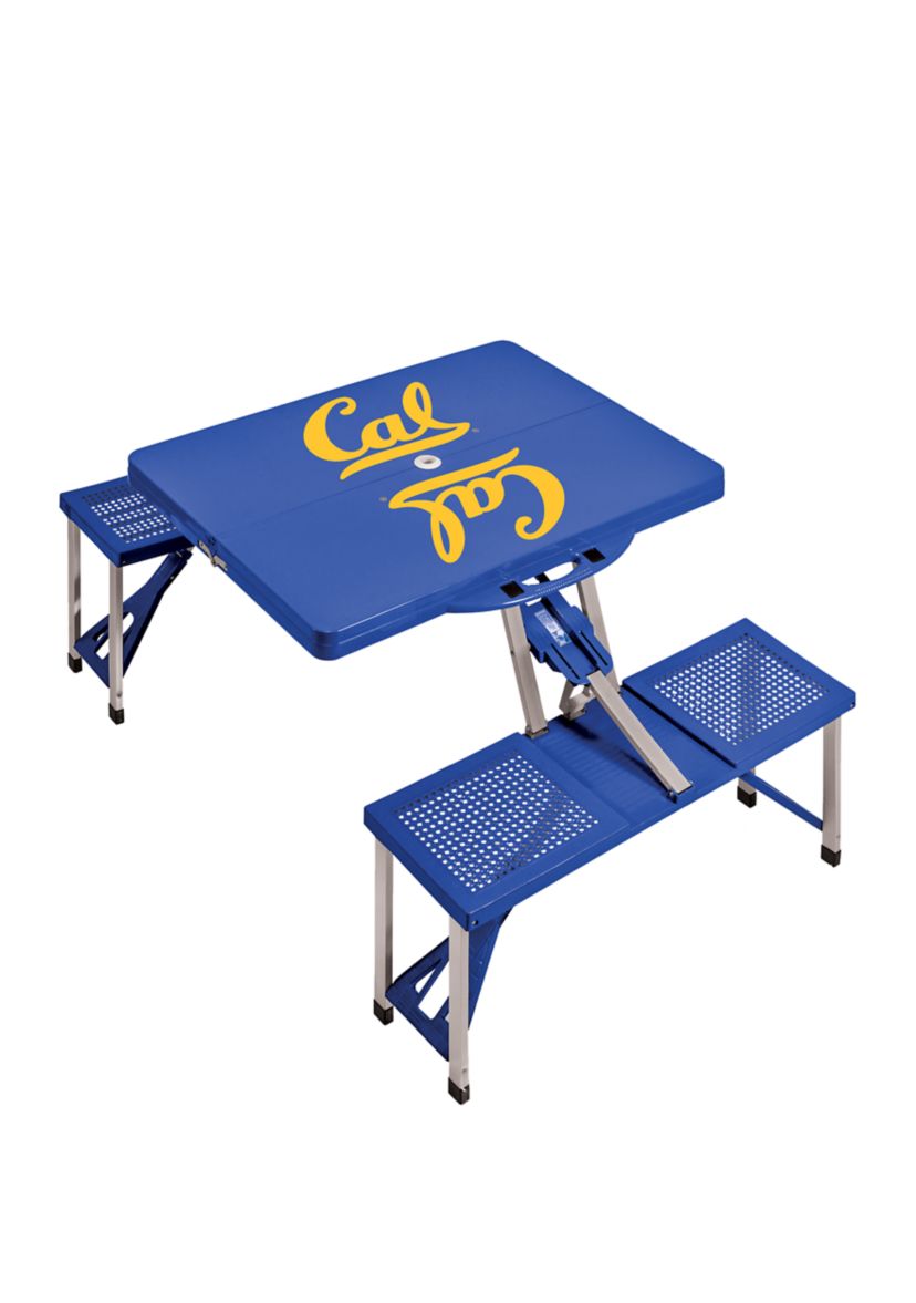 NCAA Cal Bears Picnic Table Portable Folding Table with Seats