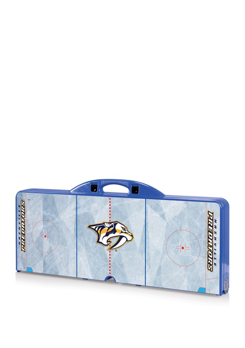 NHL Nashville Predators Picnic Table Portable Folding Table with Seats