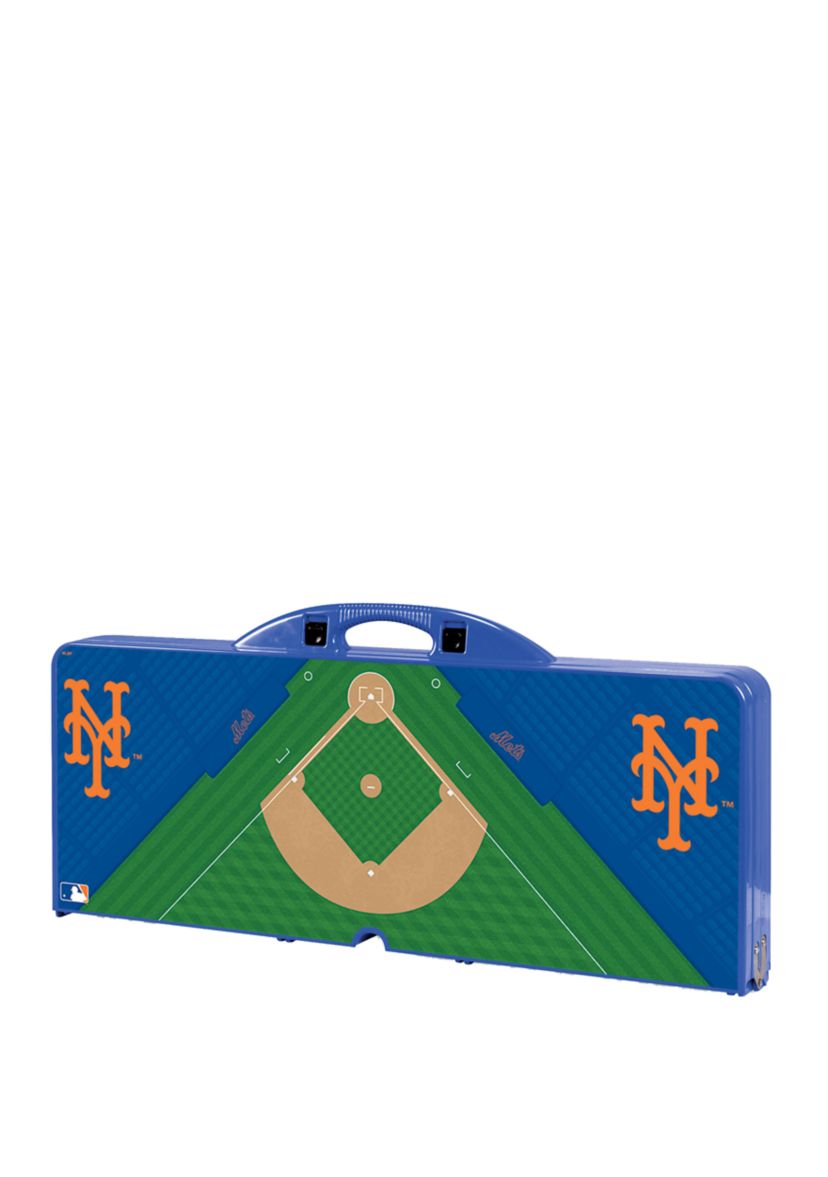 MLB New York Mets Picnic Table Portable Folding Table with Seats