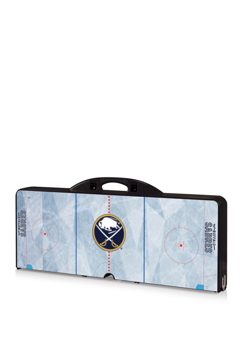 NHL Buffalo Sabres Picnic Table Portable Folding Table with Seats
