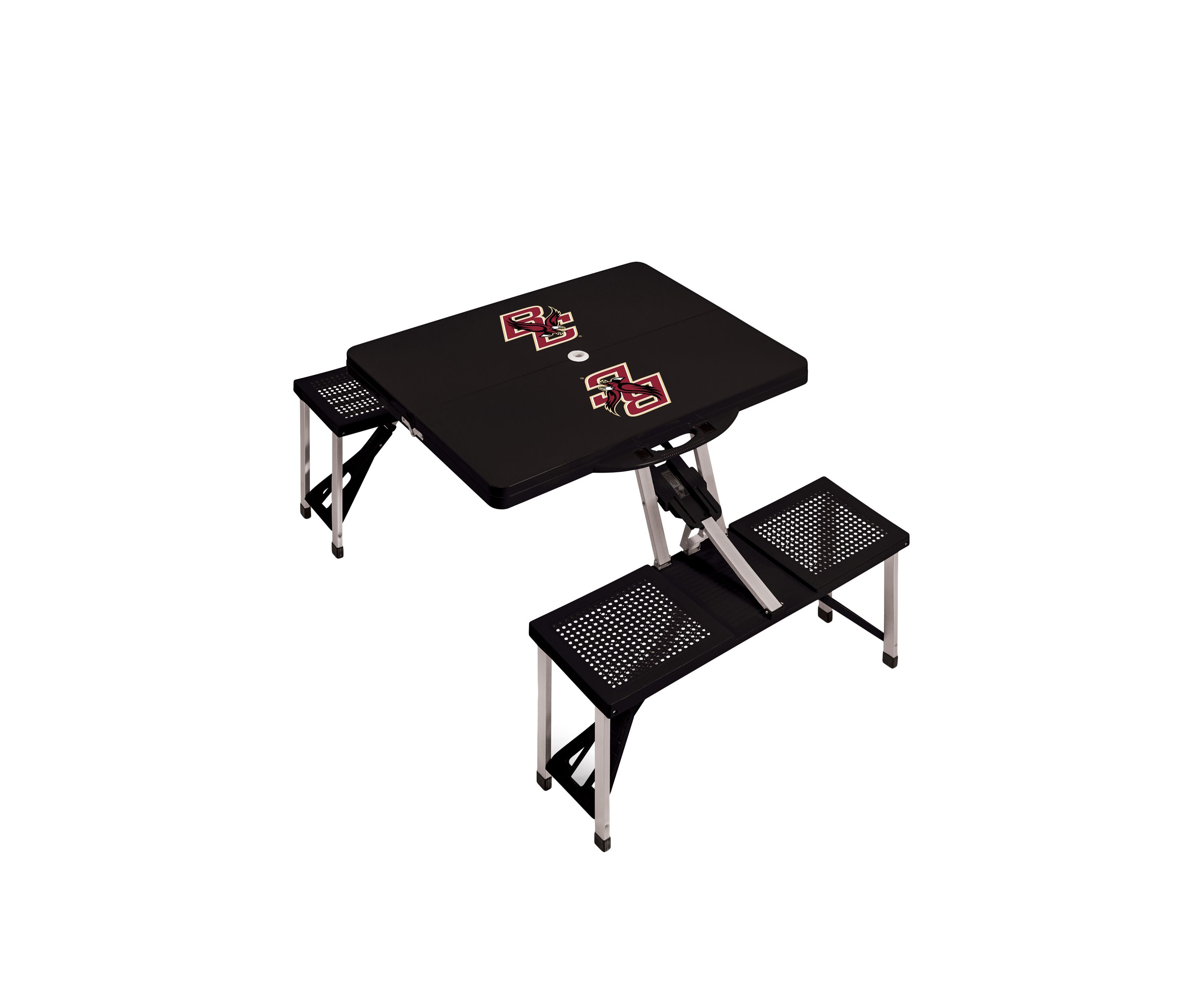 NCAA Boston College Eagles Picnic Table Portable Folding Table with Seats