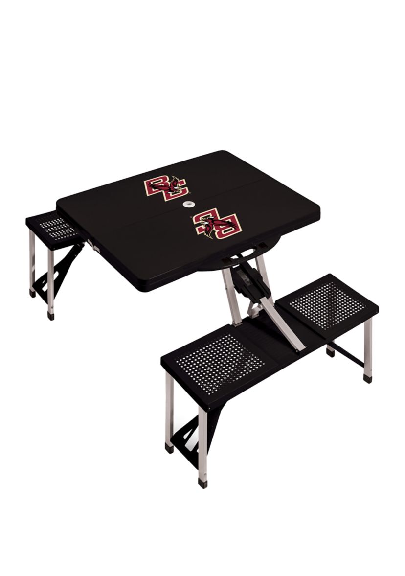 NCAA Boston College Eagles Picnic Table Portable Folding Table with Seats