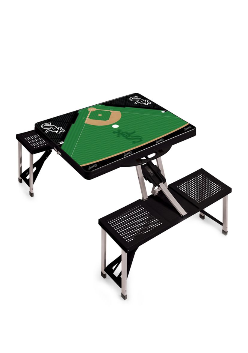 MLB Chicago White Sox Picnic Table Portable Folding Table with Seats