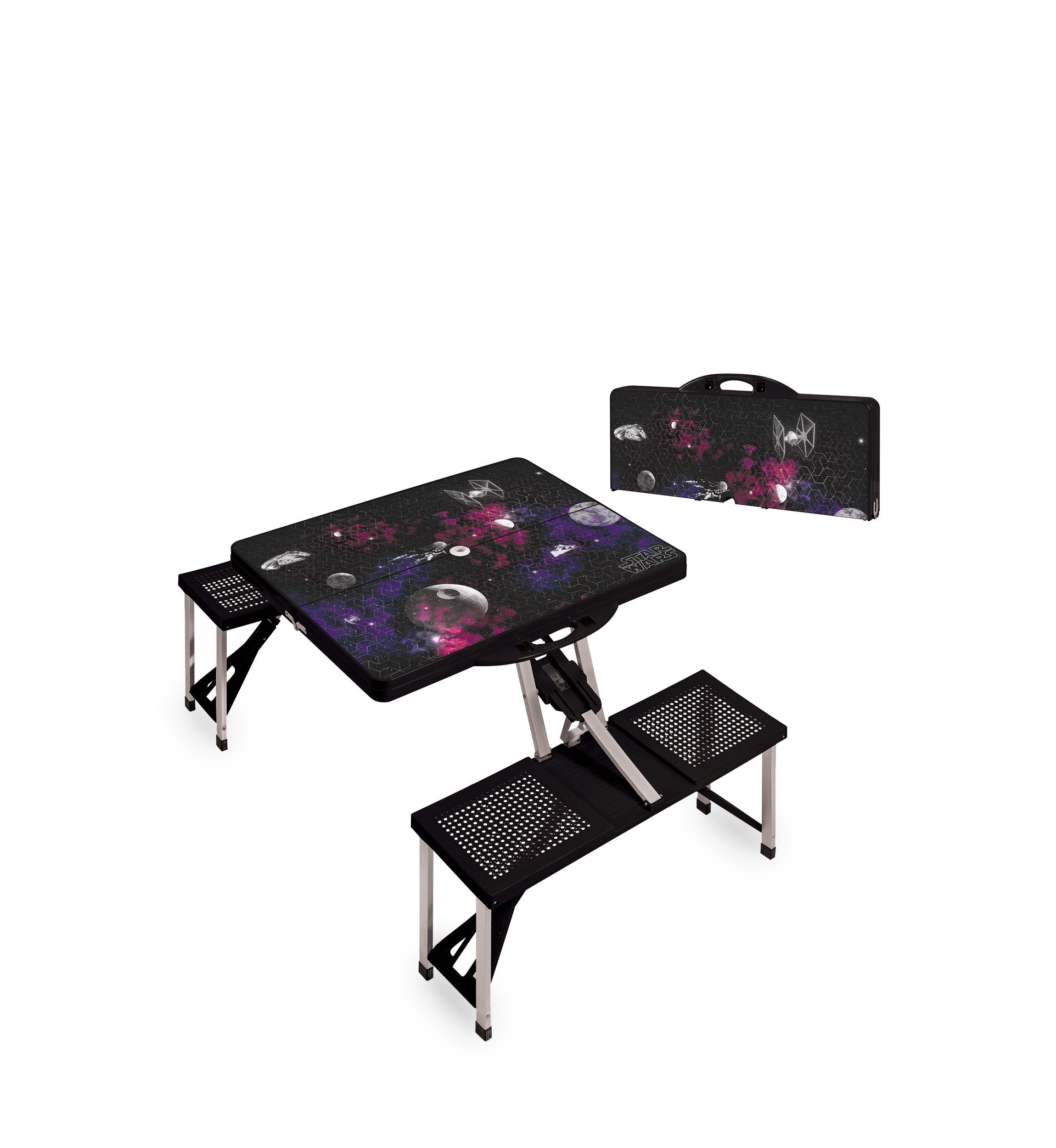 Death Star - Picnic Table Sport Portable Folding Table with Seats