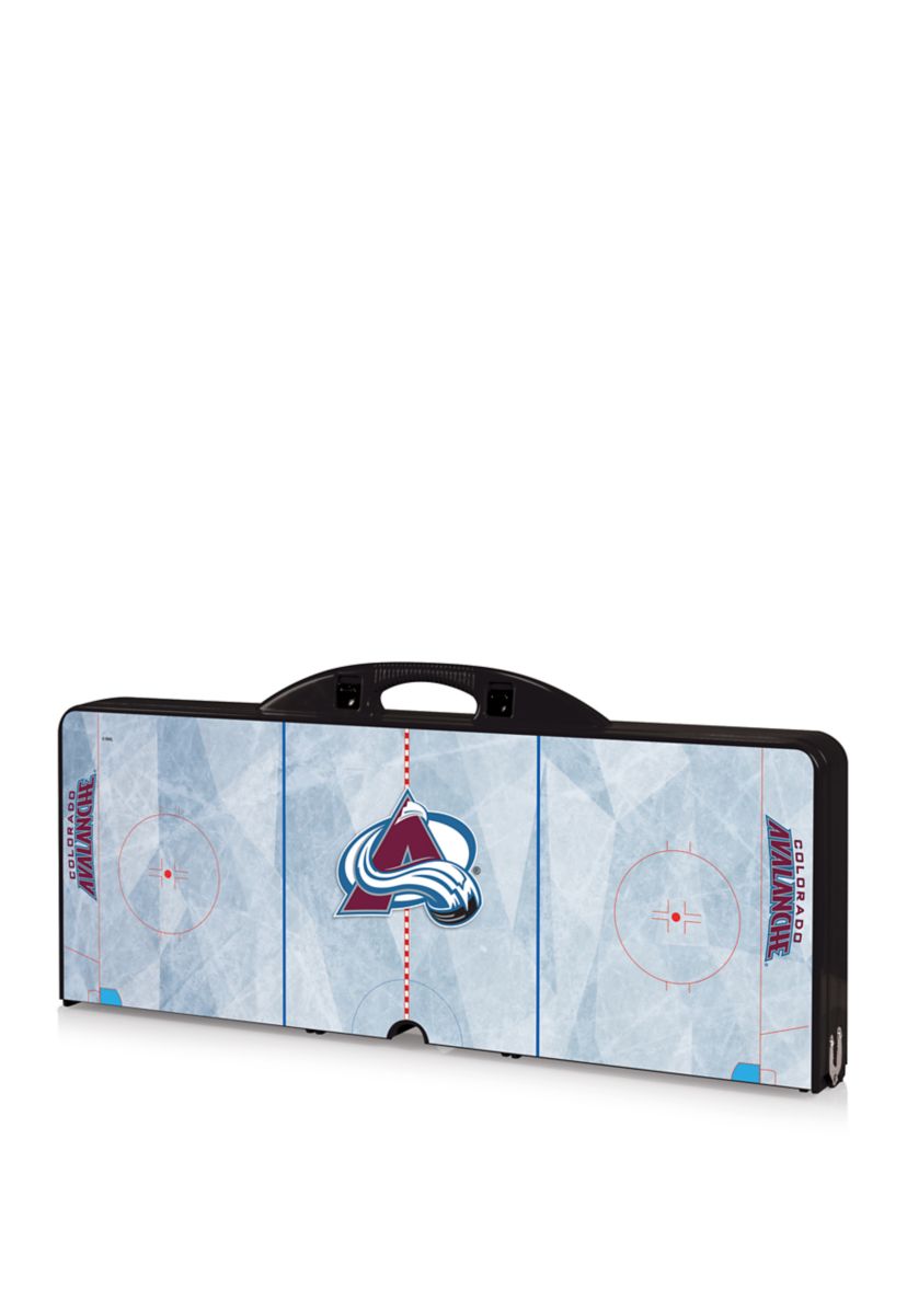 NHL Colorado Avalanche Picnic Table Portable Folding Table with Seats