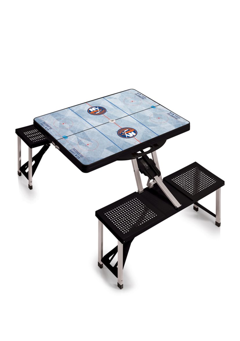 NHL New York Islanders Picnic Table Portable Folding Table with Seats
