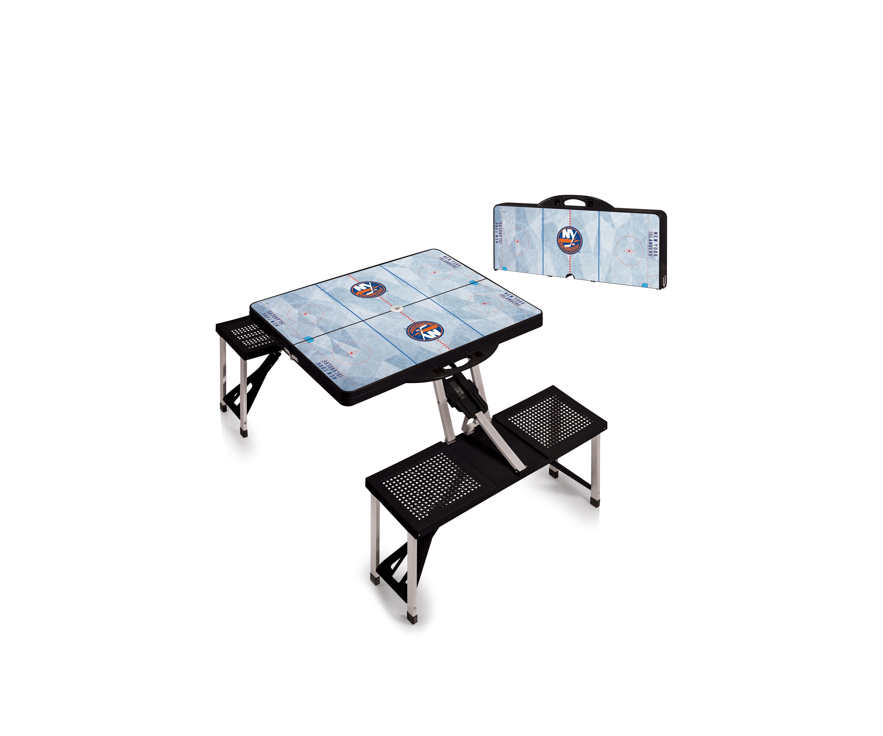 NHL New York Islanders Picnic Table Portable Folding Table with Seats
