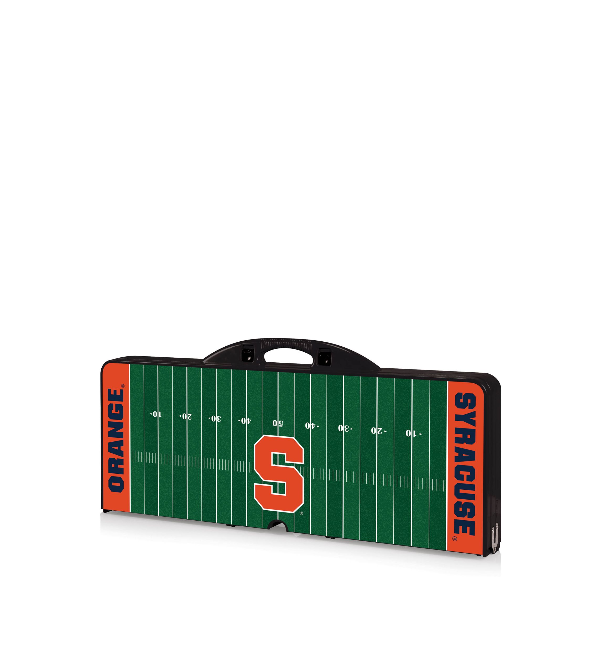 NCAA Syracuse Orange Picnic Table Portable Folding Table with Seats