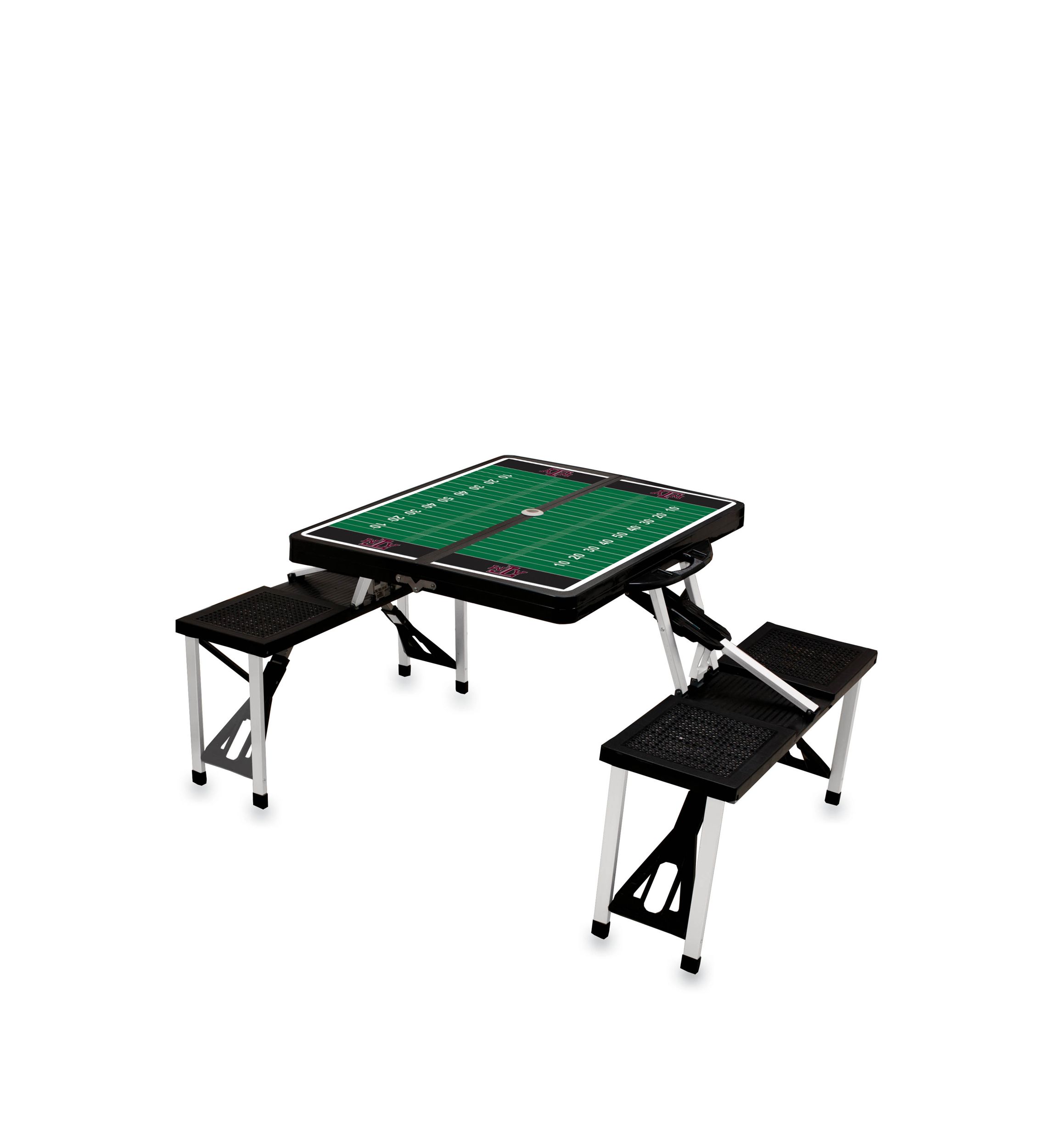 NCAA Texas A&M Aggies Picnic Table Portable Folding Table with Seats