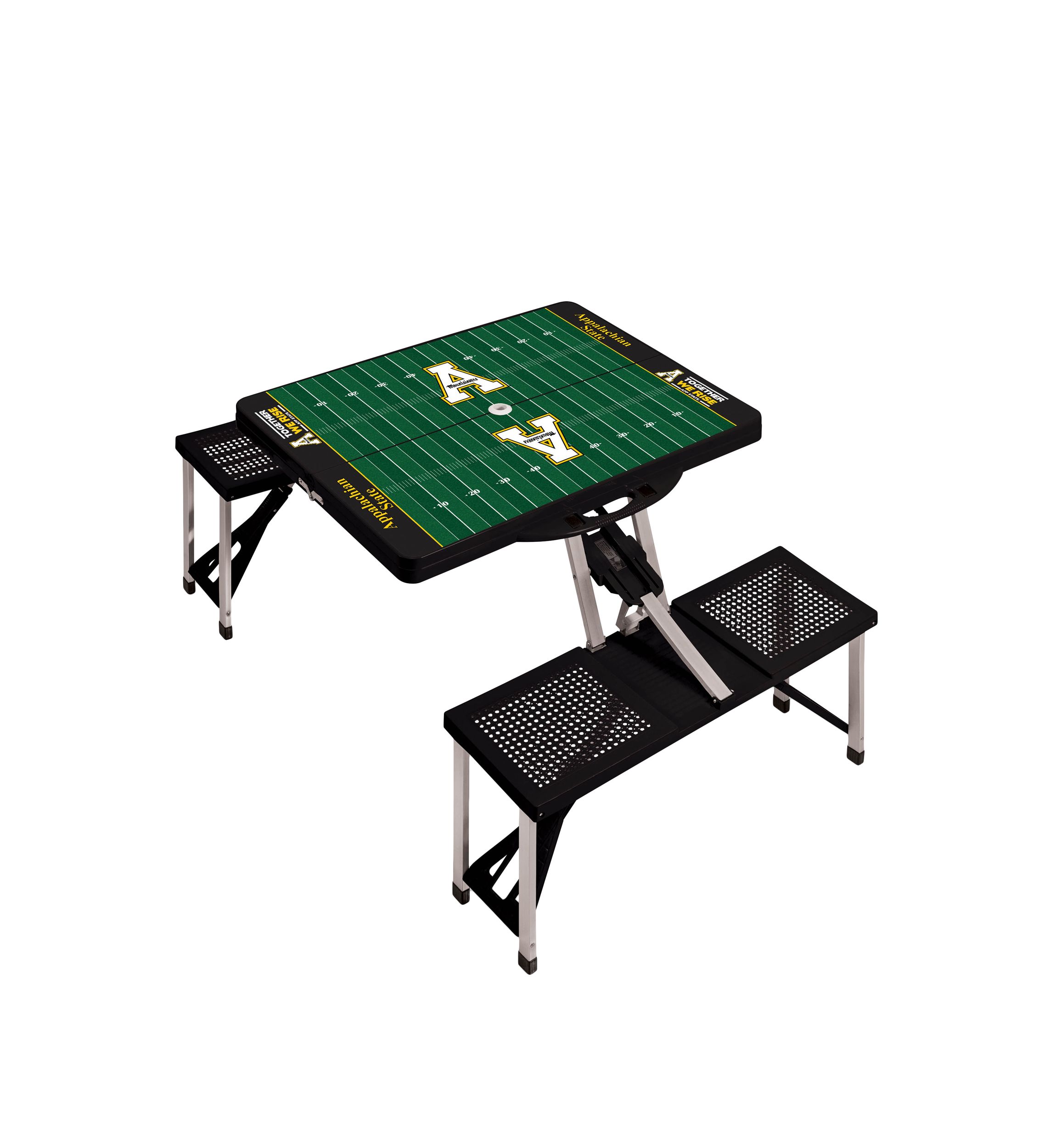 NCAA Appalachian State Mountaineers Picnic Table Portable Folding Table with Seats