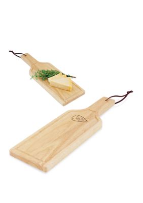 New Orleans Saints Bamboo Cutting & Serving Board with Utensils Set