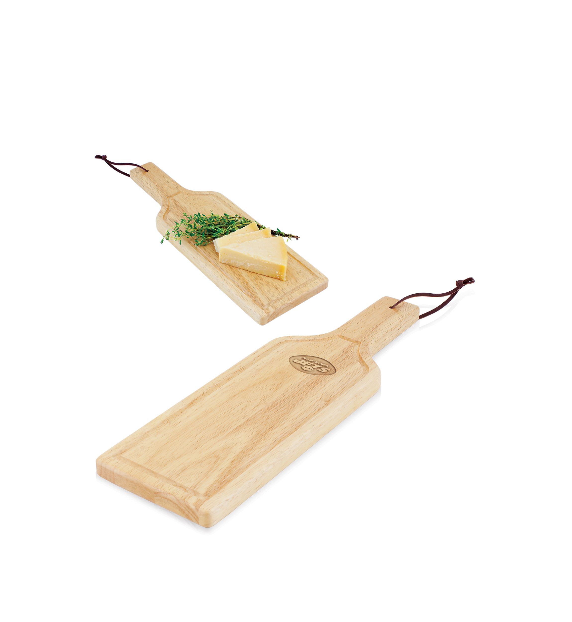 NFL New York Jets Botella Cheese Cutting Board & Serving Tray