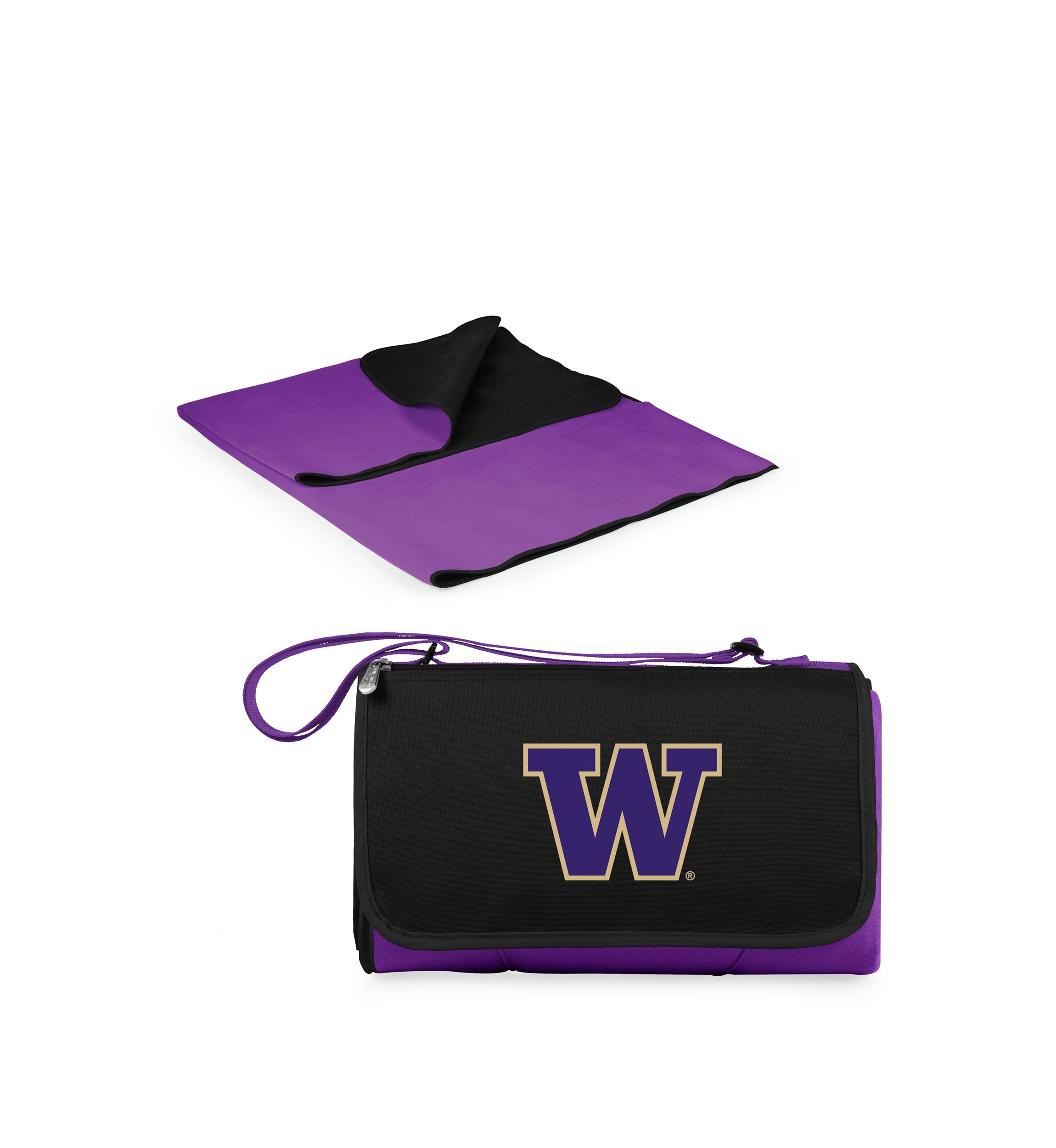 NCAA Washington Huskies Blanket Tote Outdoor Picnic Blanket