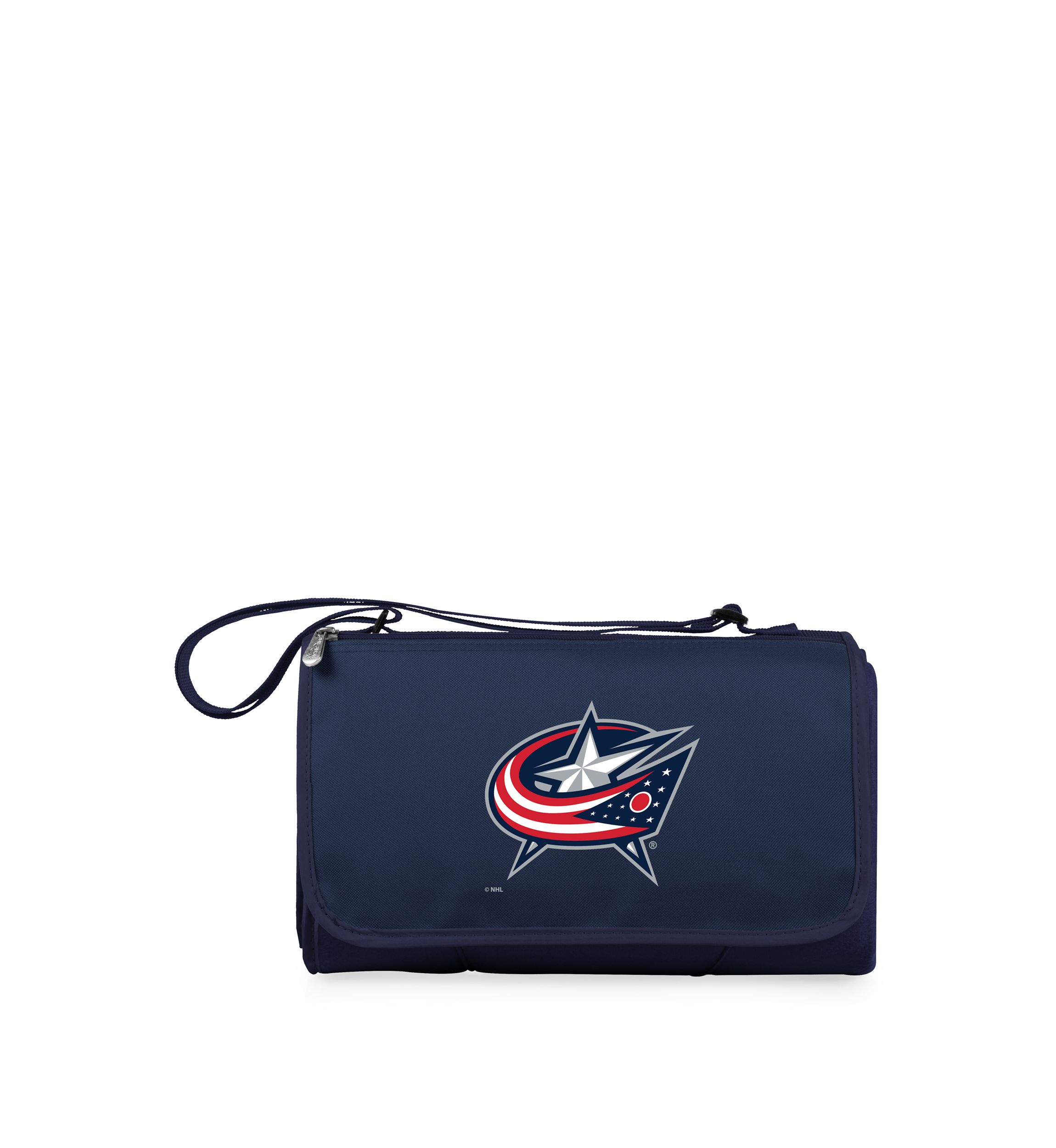 NHL Columbus Blue Jackets Blanket Tote Outdoor Picnic Blanket