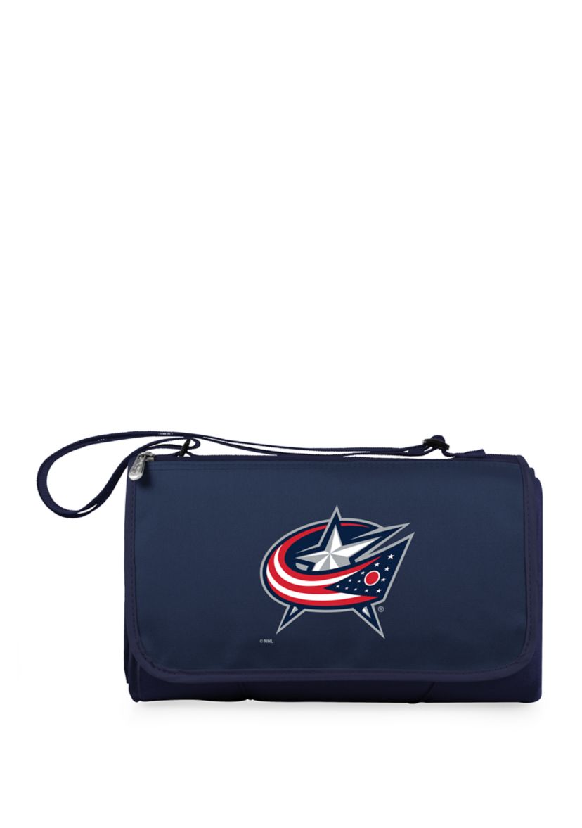 NHL Columbus Blue Jackets Blanket Tote Outdoor Picnic Blanket