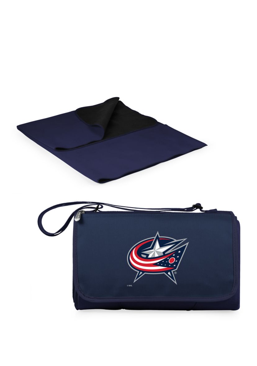 NHL Columbus Blue Jackets Blanket Tote Outdoor Picnic Blanket