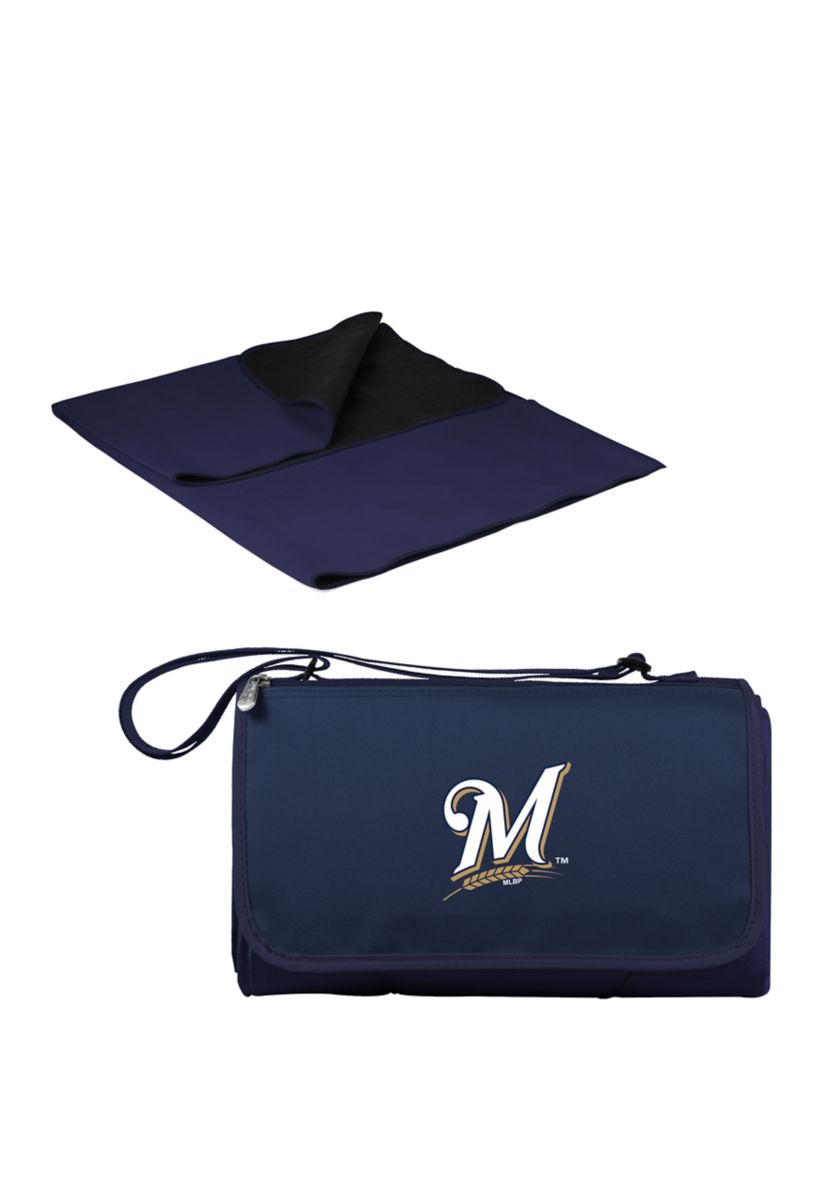 MLB Milwaukee Brewers Blanket Tote Outdoor Picnic Blanket