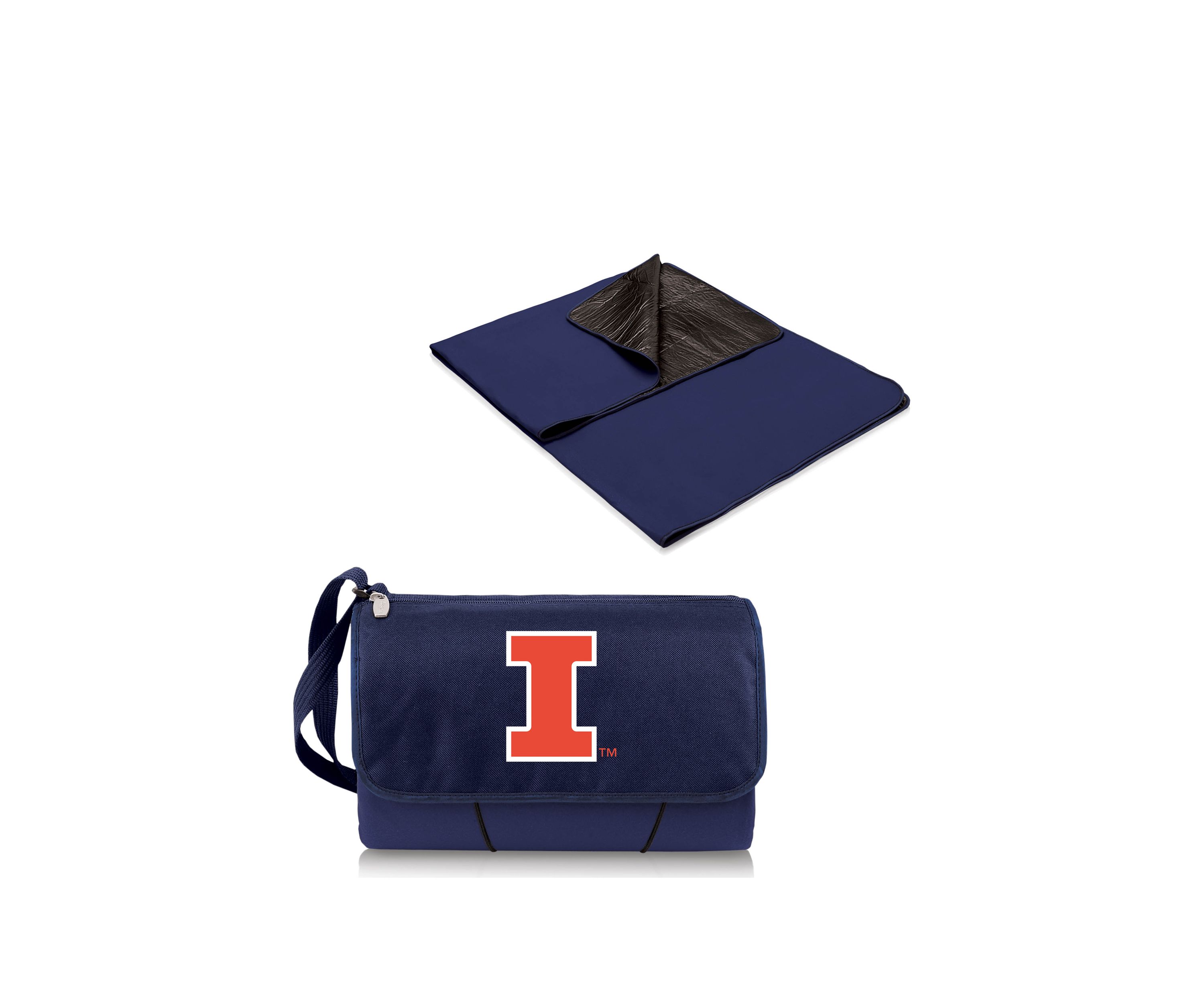 NCAA Illinois Fighting Illini Blanket Tote Outdoor Picnic Blanket