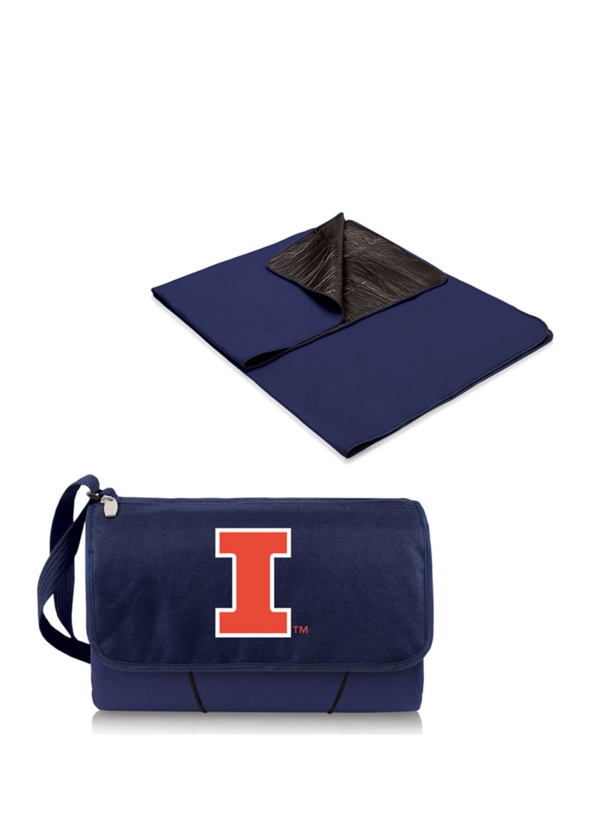 NCAA Illinois Fighting Illini Blanket Tote Outdoor Picnic Blanket
