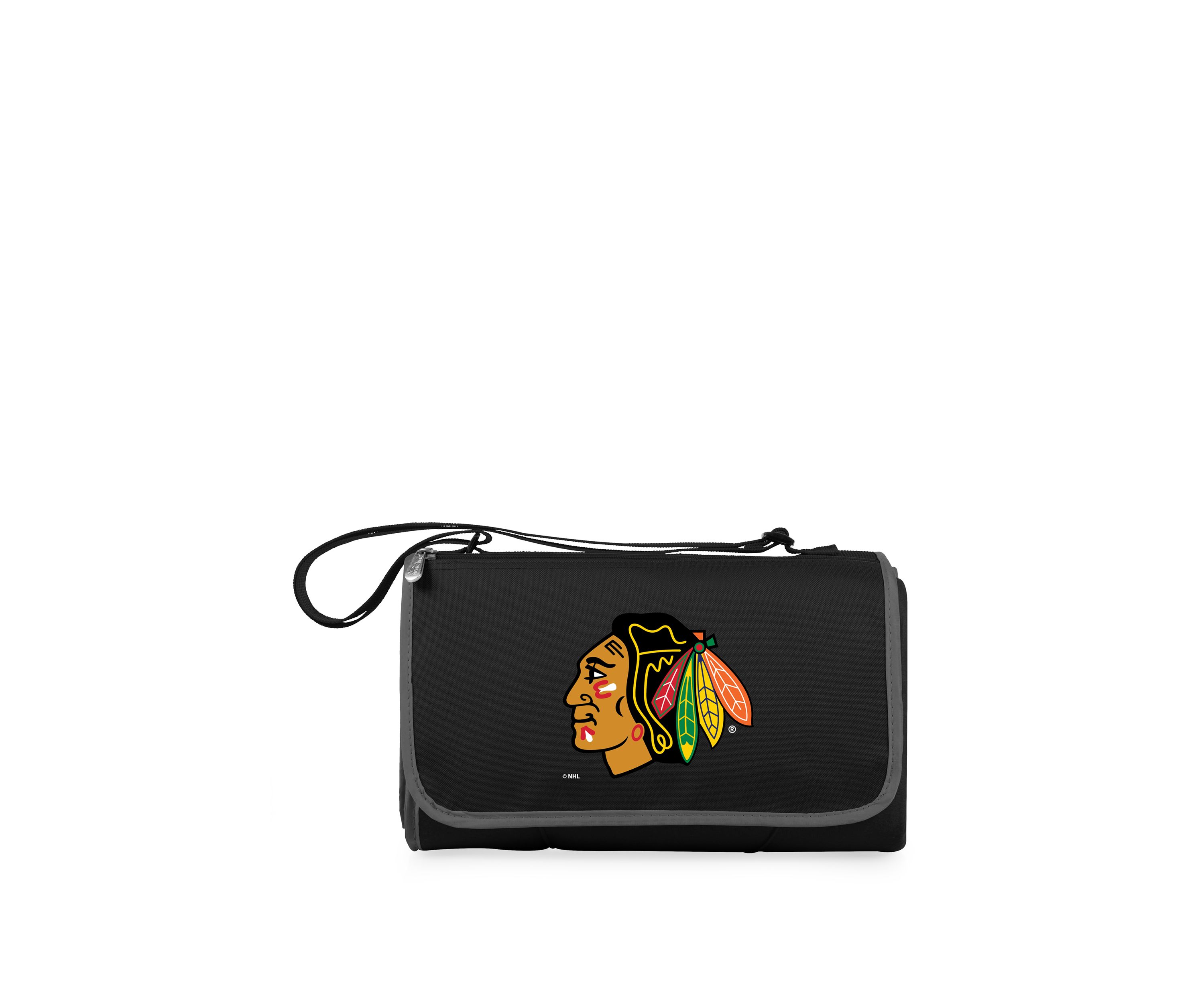 NHL Chicago Blackhawks Blanket Tote Outdoor Picnic Blanket
