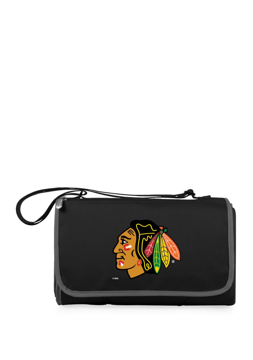 NHL Chicago Blackhawks Blanket Tote Outdoor Picnic Blanket
