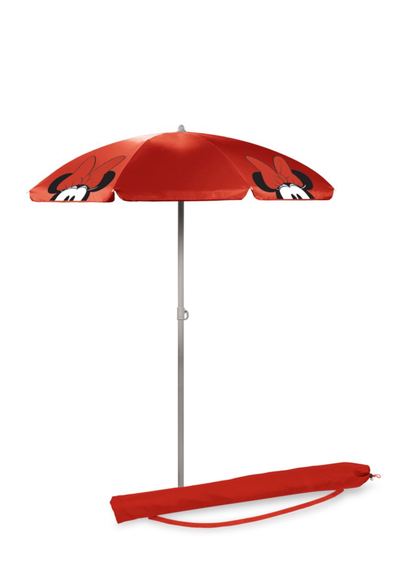 Minnie Mouse Red Portable Beach Umbrella