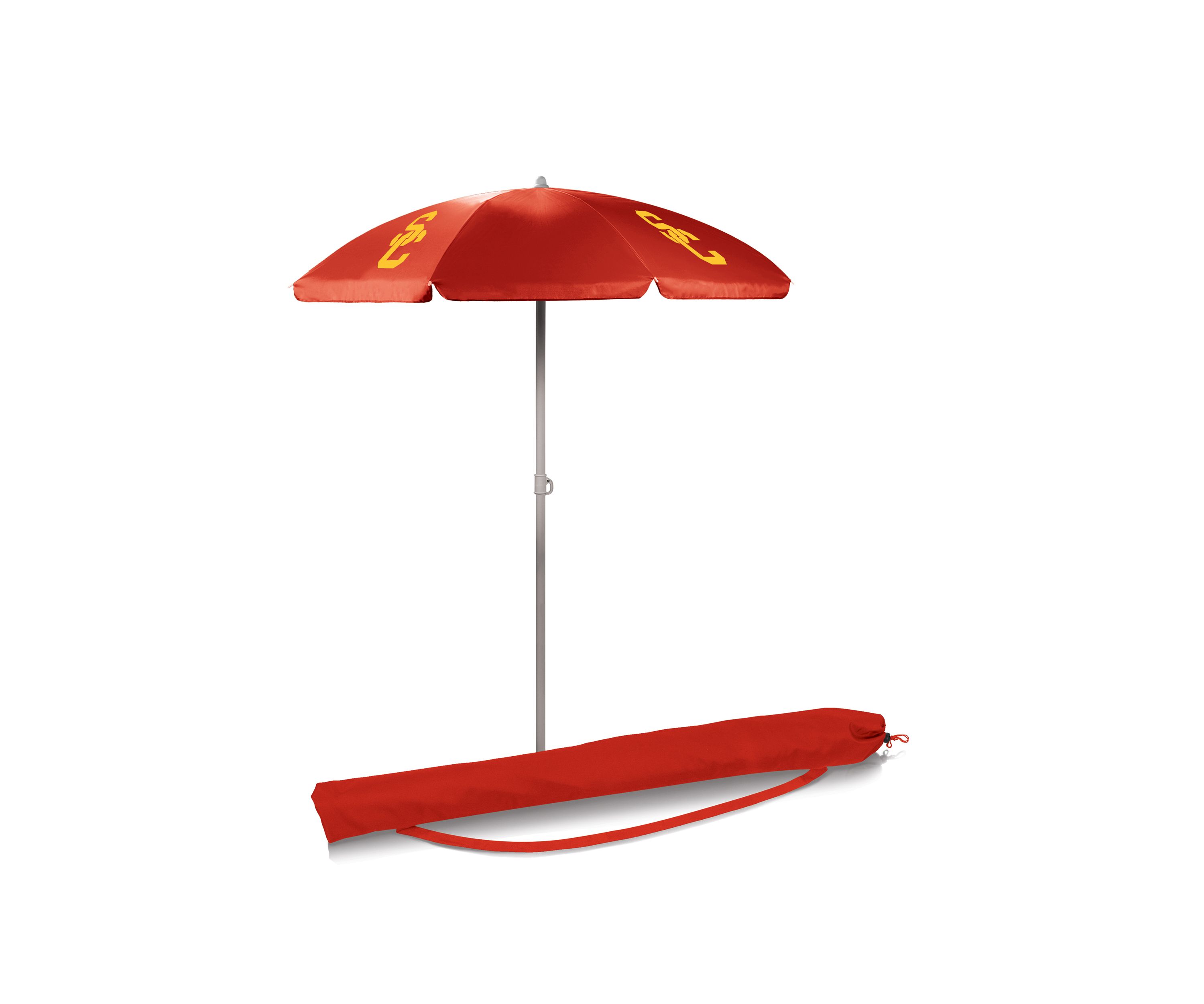 NCAA USC Trojans 5.5 Foot Portable Beach Umbrella